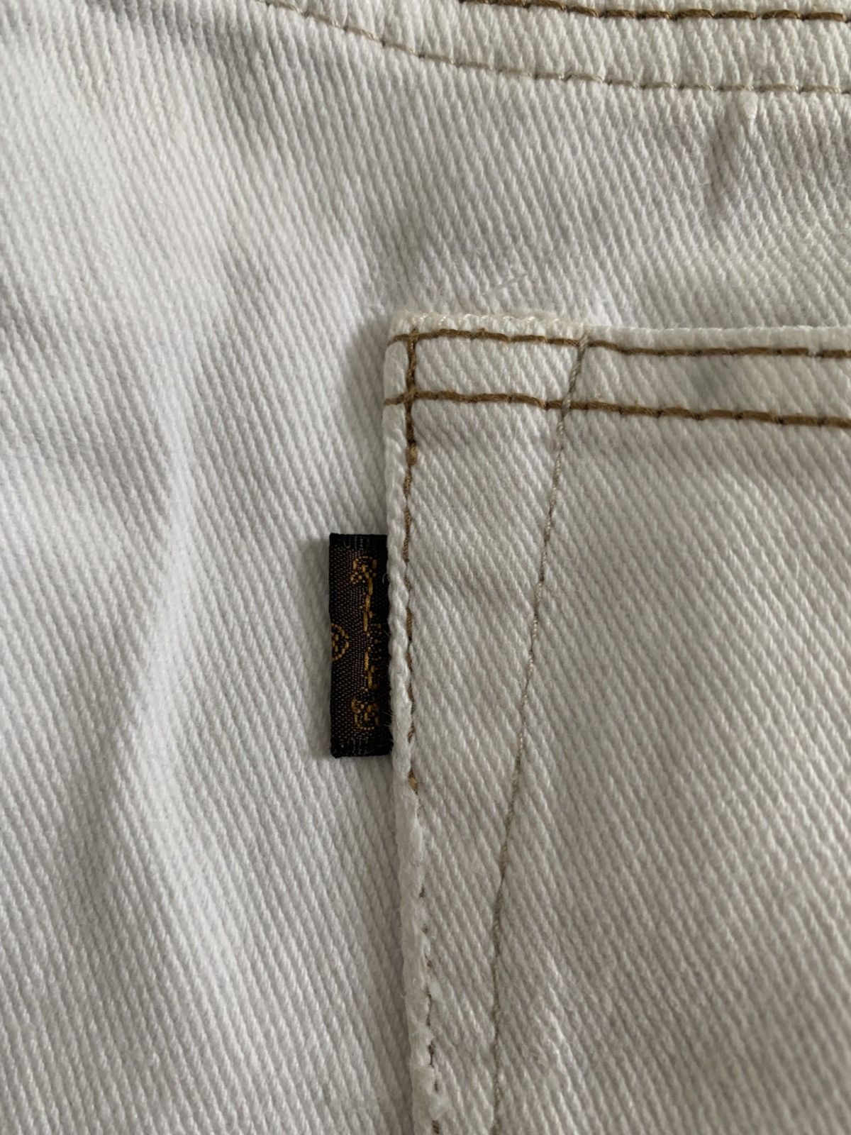 GOA Genuine Vintage GOA Distressed White Jeans Size US 28 / EU 44 - 8 Thumbnail