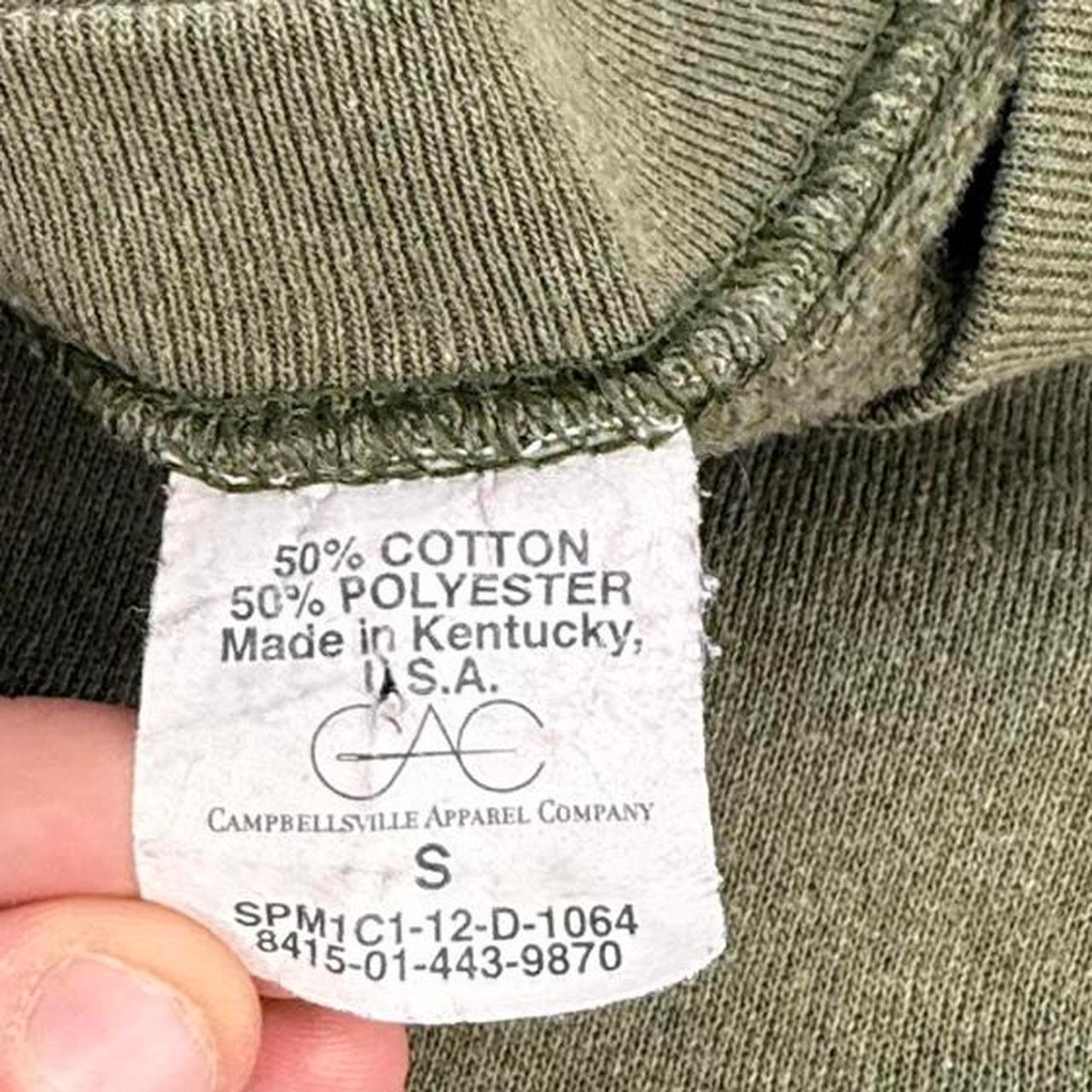 Other Vintage us marine corps og107 green crewneck sweatshirt Size US S / EU 44-46 / 1 - 6 Thumbnail