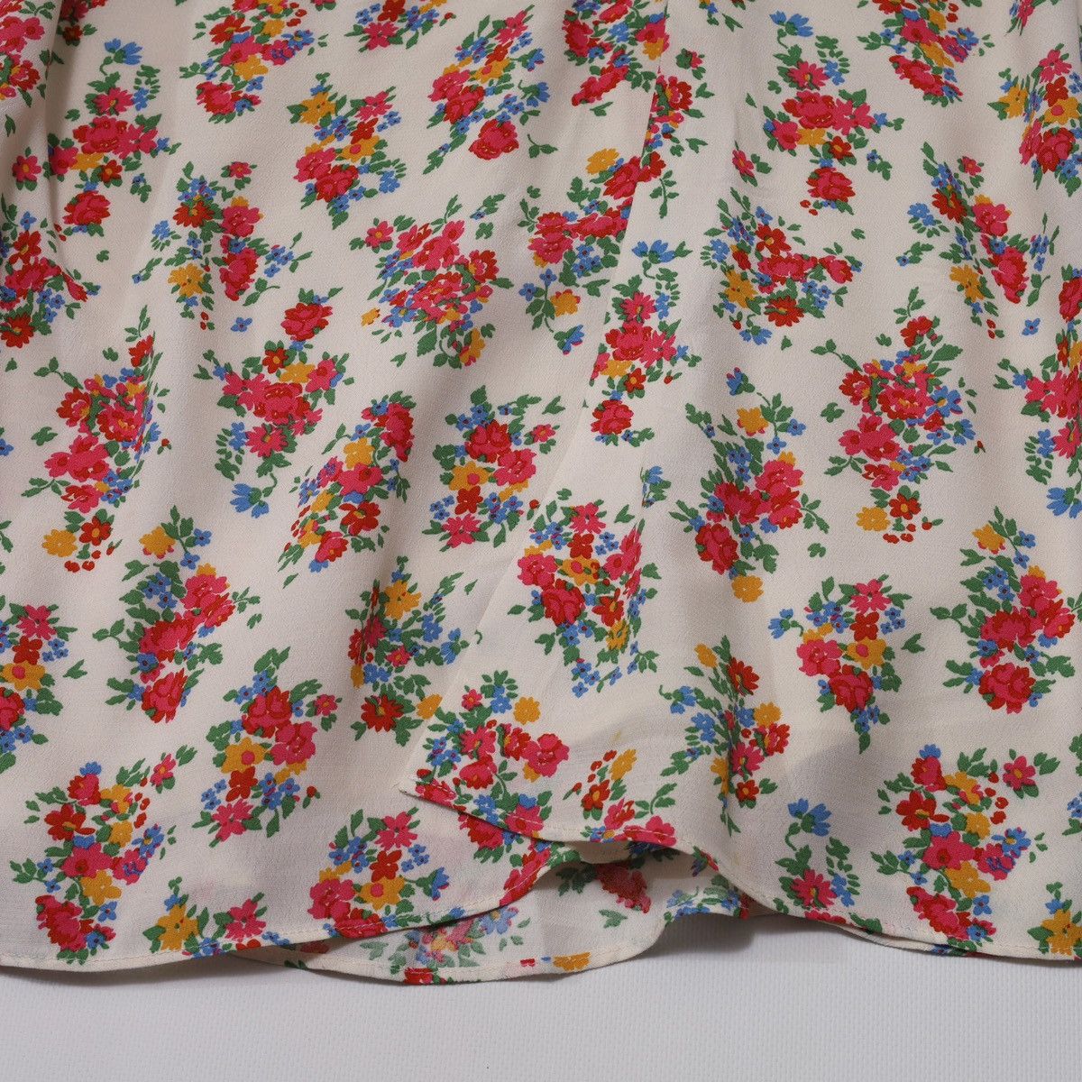 Sezane Sezane Viscose Skirt Printed Flowers Floral Size 26" / US 2 / IT 38 - 3 Thumbnail
