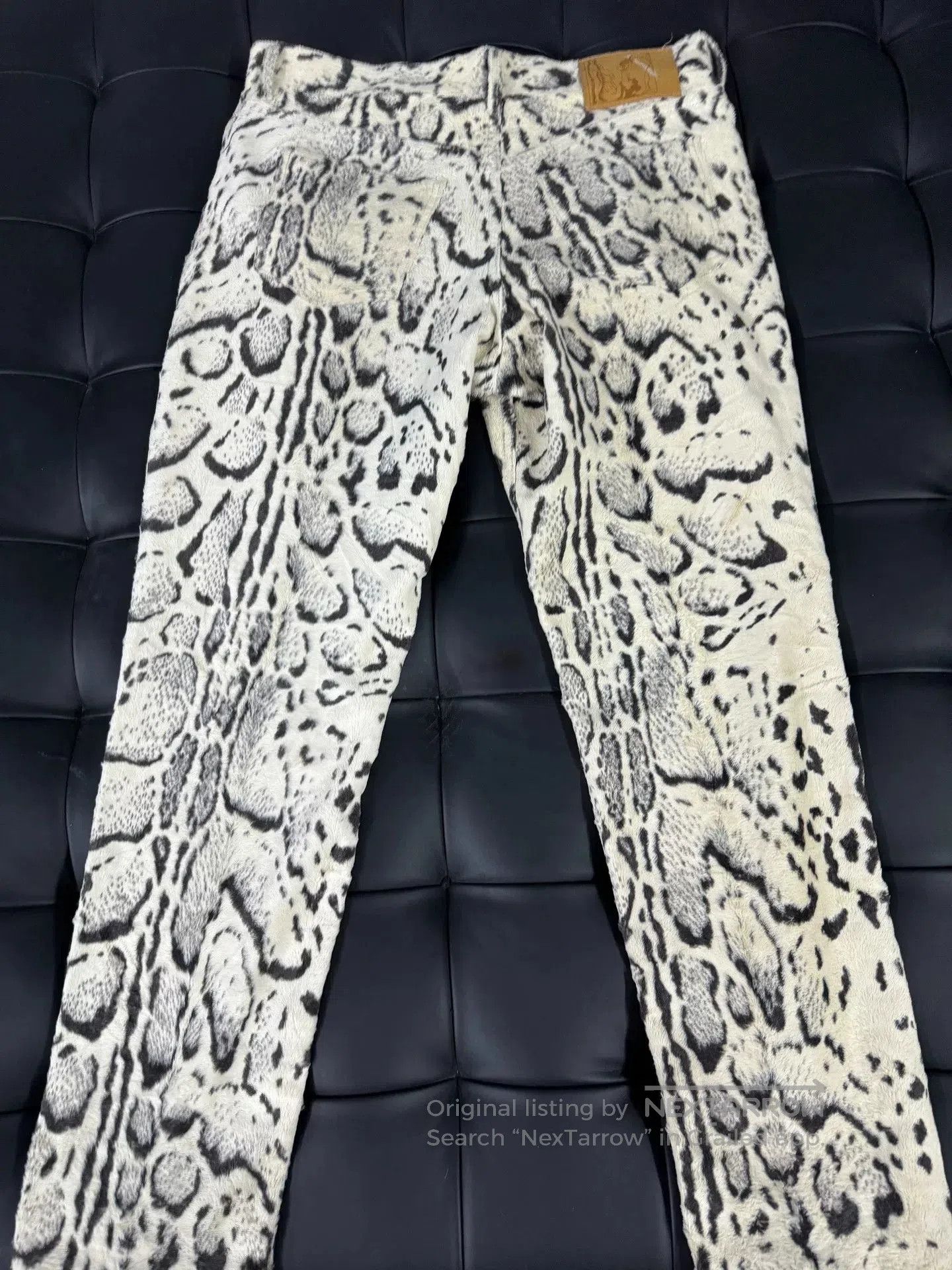 Martine Rose Martine Rose White Leopard Print Pants. Size US 32 / EU 48 - 2 Thumbnail