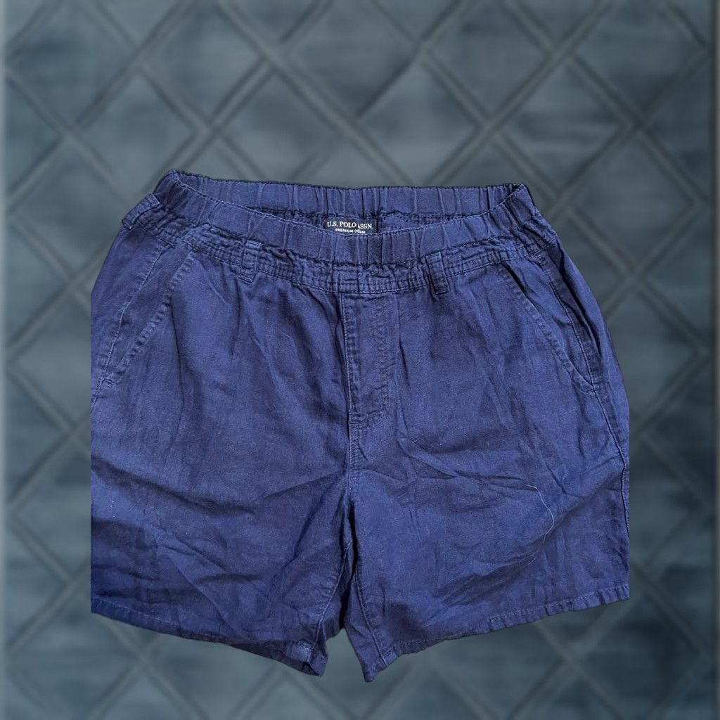 Vintage US Polo Assn. Black Pull on Shorts Size S Unisex Adults, Chino, Short, Blue, Regular Size US S / EU 44-46 / 1 - 1 Thumbnail