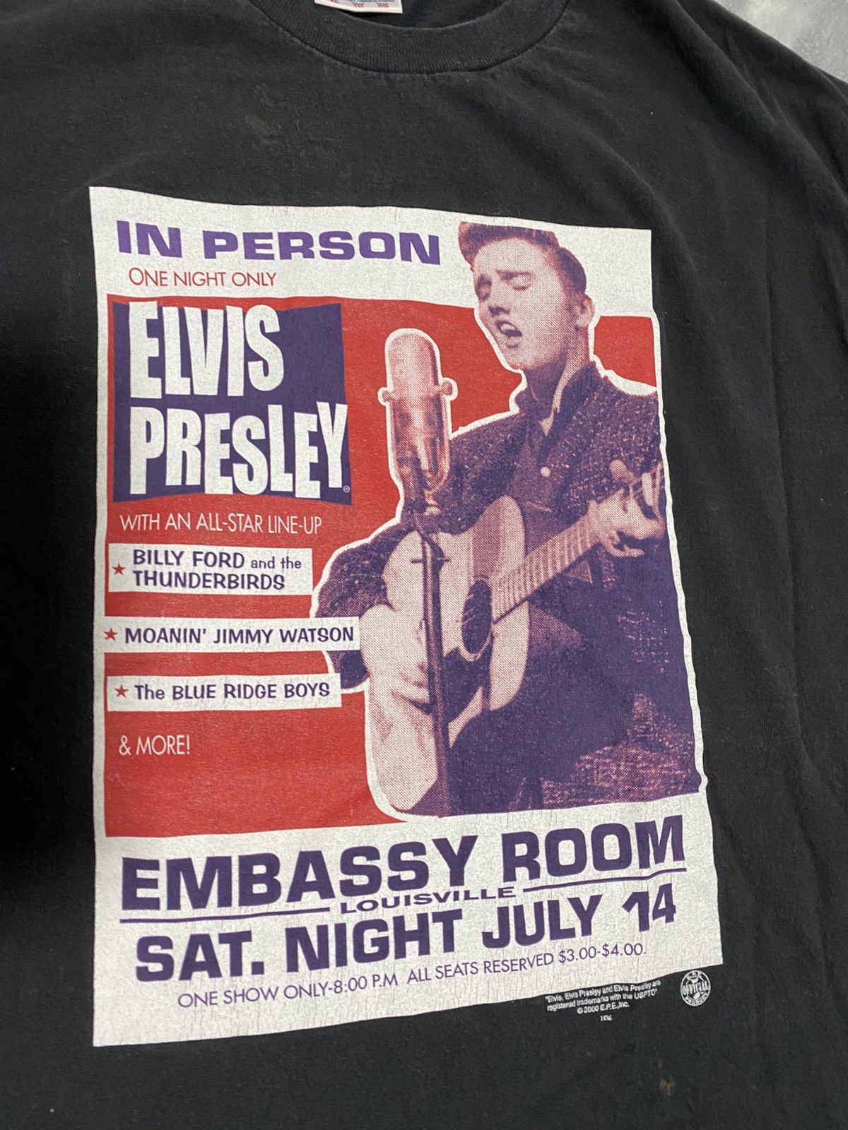 Vintage Vintage Elvis Shirt Size US XL / EU 56 / 4 - 5 Thumbnail