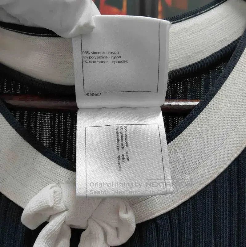 Other Chanel Summer Deep Blue Cotton Dress . Size S / US 4 / IT 40 - 4 Thumbnail