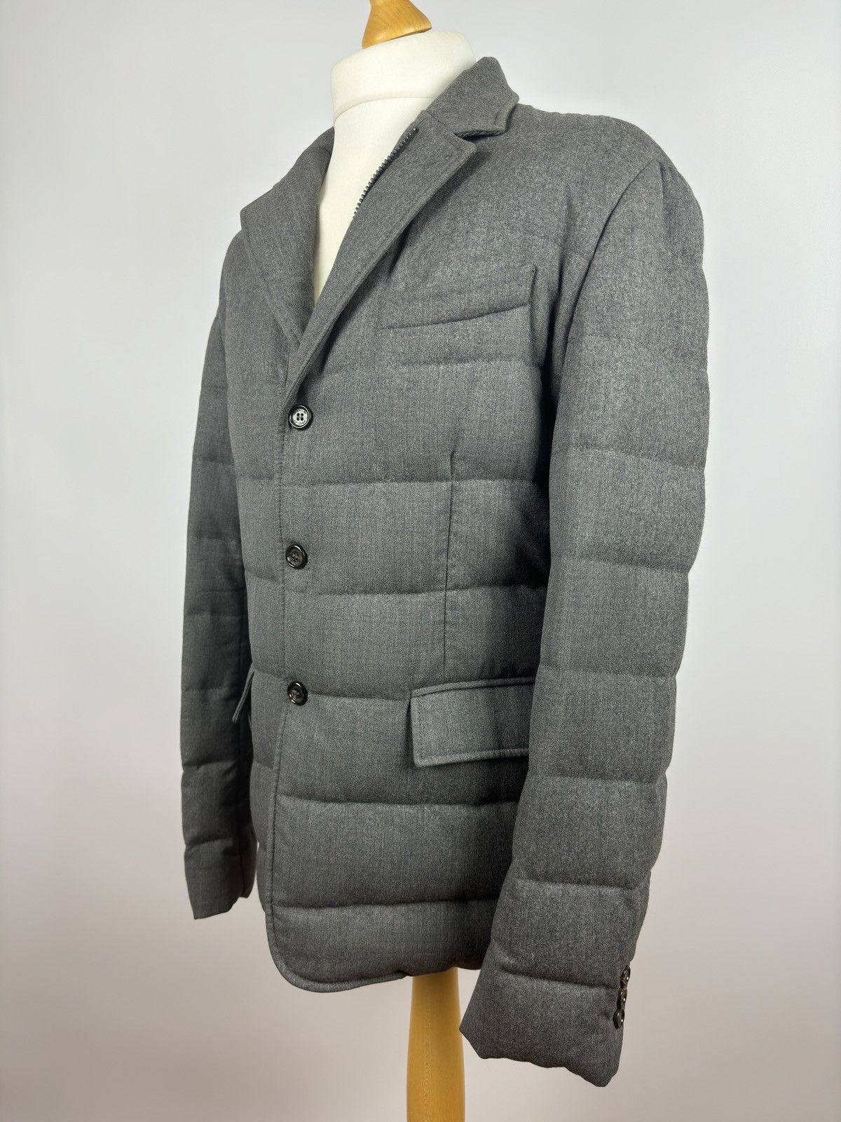 Moncler Moncler Wool Blazer Down Jacket 1700€ Size US L / EU 52-54 / 3 - 2 Thumbnail