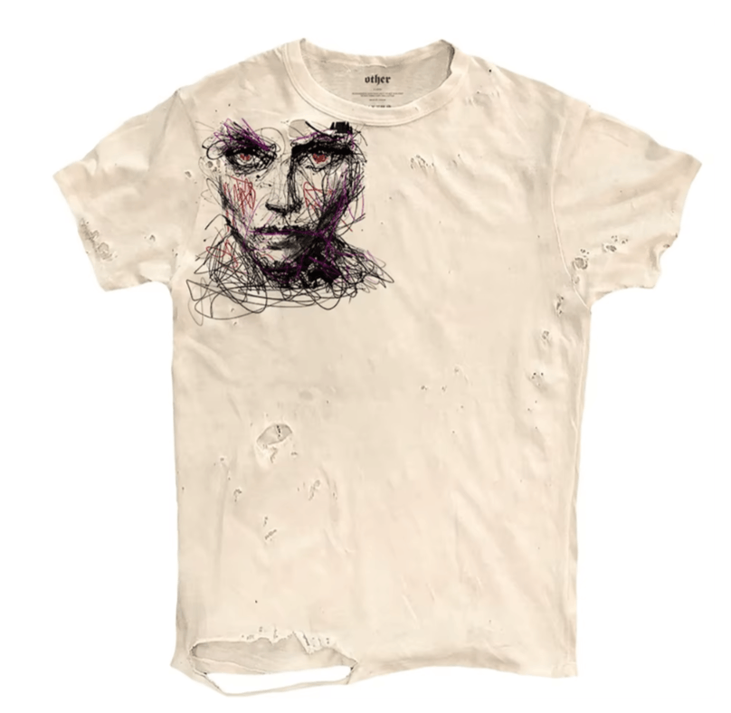 Japanese Brand Harajuku Streetwear Ripped Tshirt Size US XL / EU 56 / 4 - 1 Thumbnail