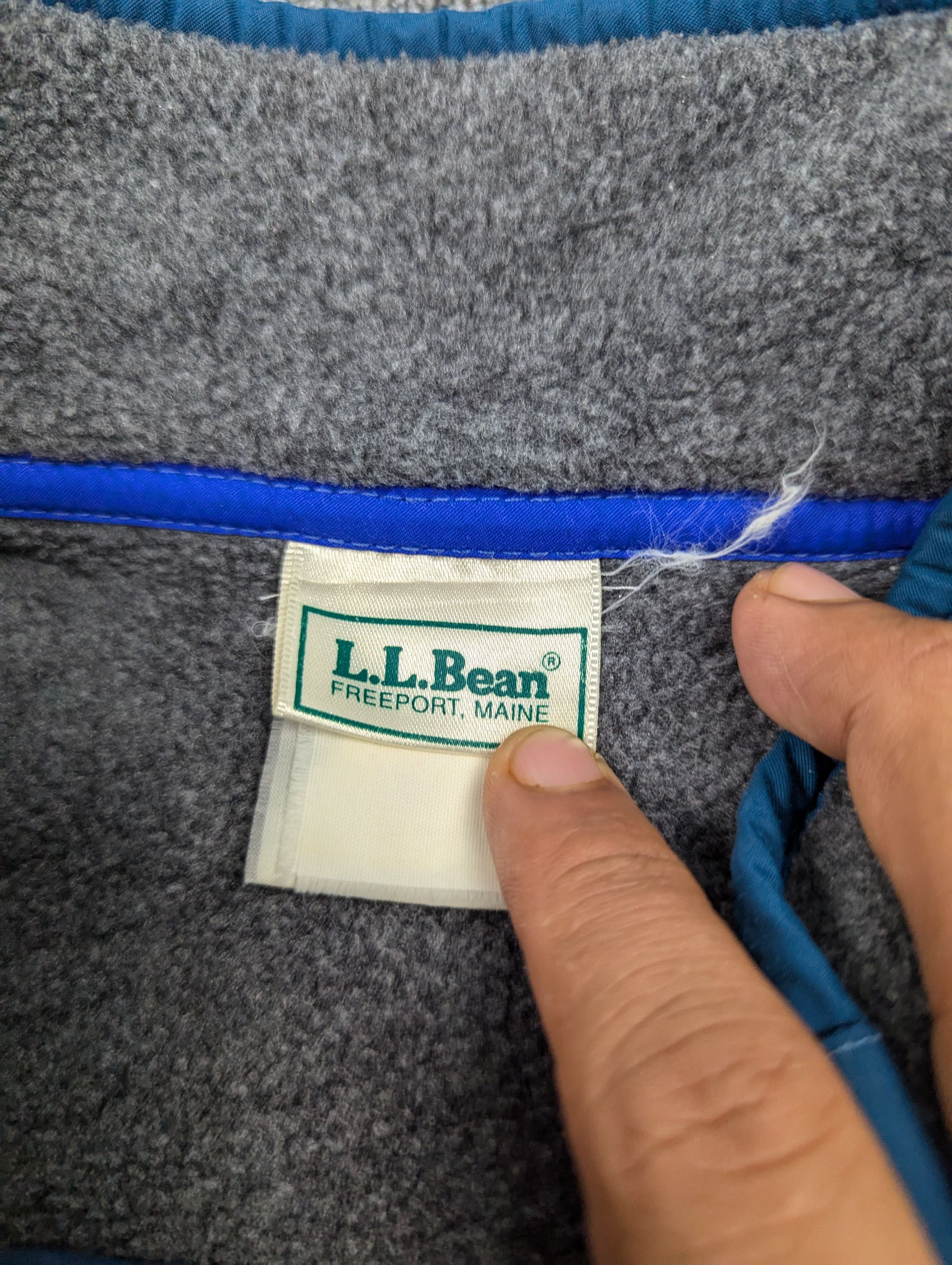 L.L. Bean × Vintage Vintage L.L Bean Fleece Snap Button Jacket Size US M / EU 48-50 / 2 - 8 Thumbnail