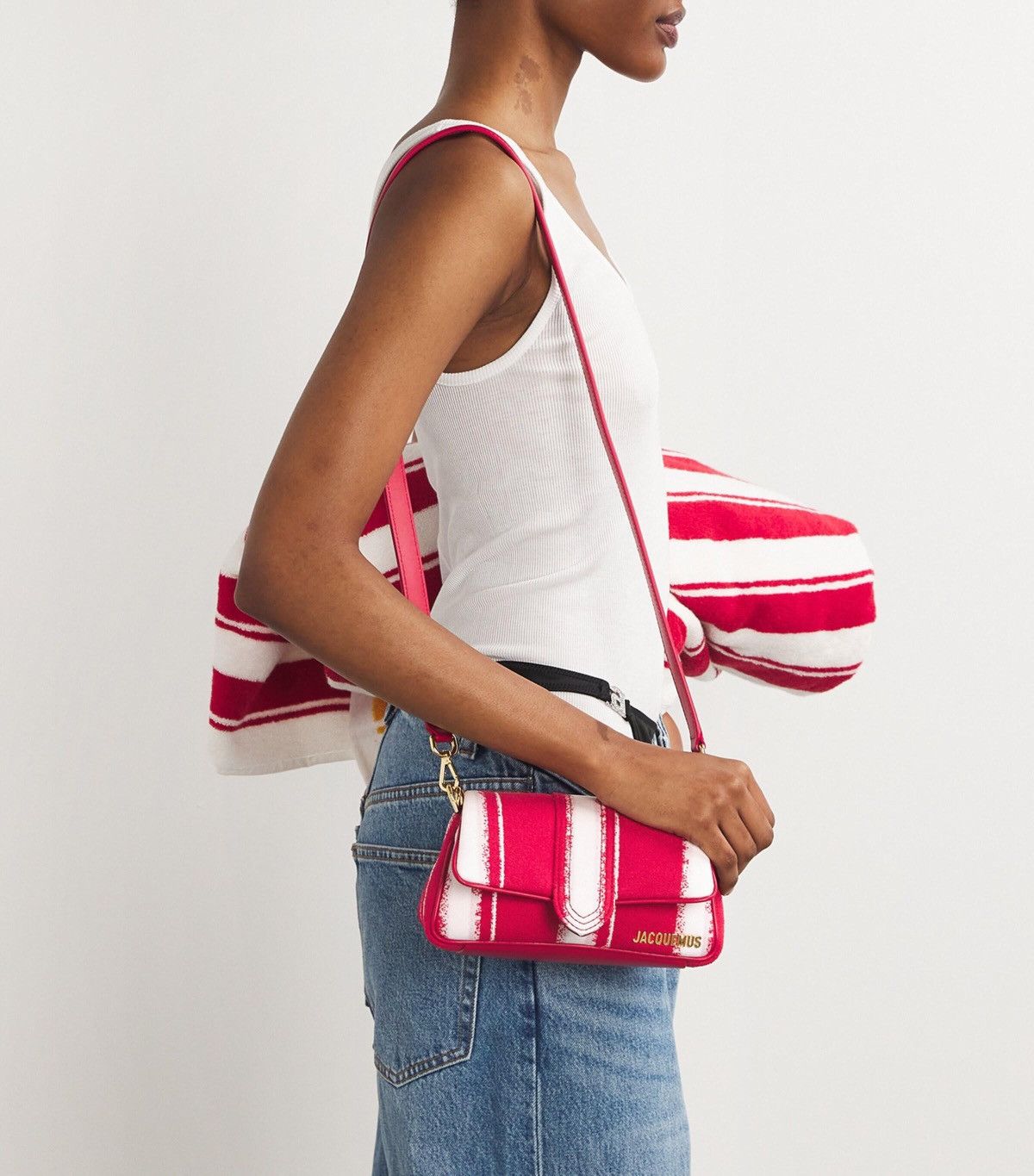 Jacquemus Jacquemus crossbody bag from the "Les Rayures" collection Size ONE SIZE - 8 Thumbnail
