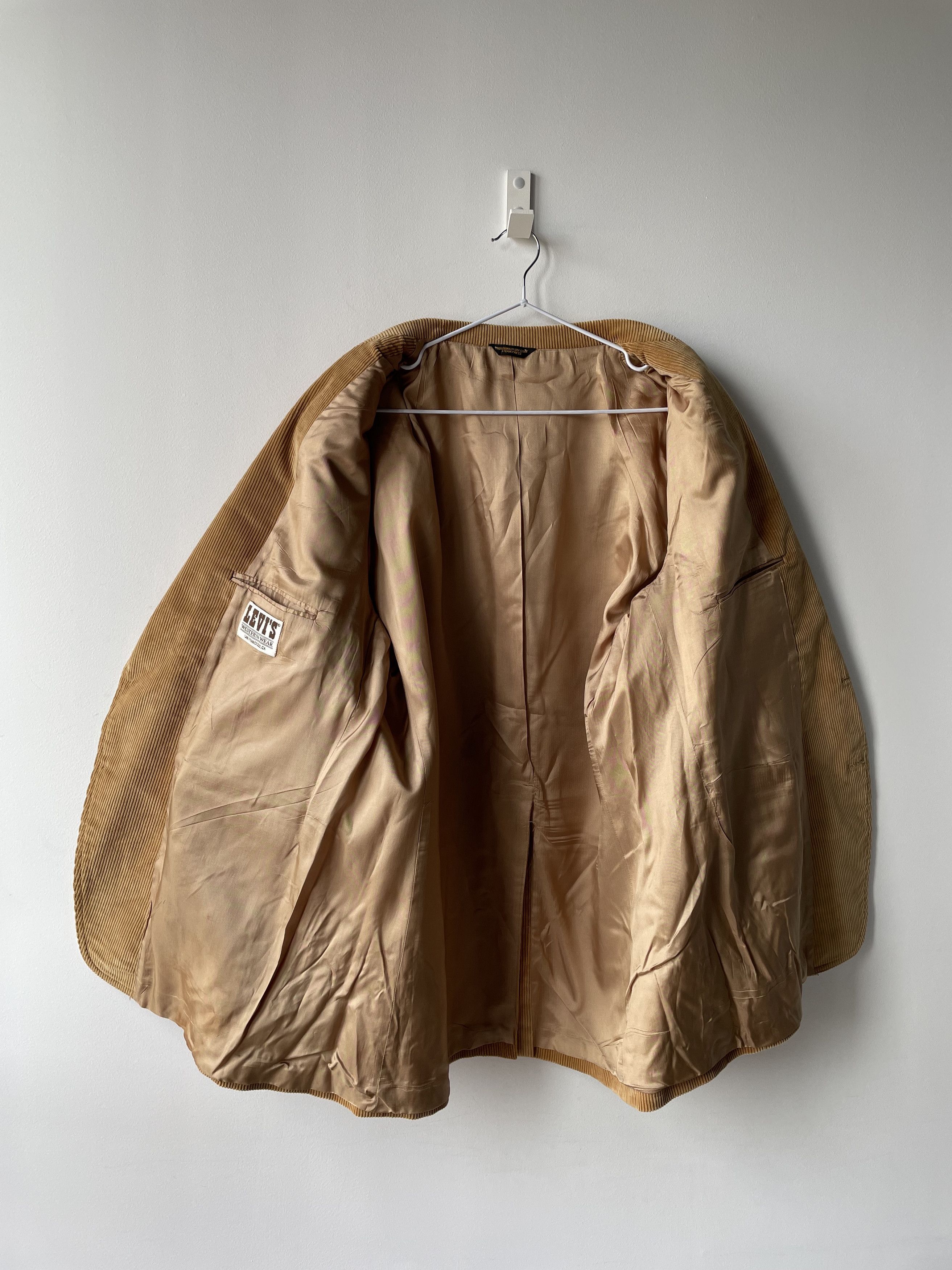 Levi's Levis Western Vintage 70s Corduroy Sport Coat Jacket 7180AC Size US L / EU 52-54 / 3 - 9 Thumbnail