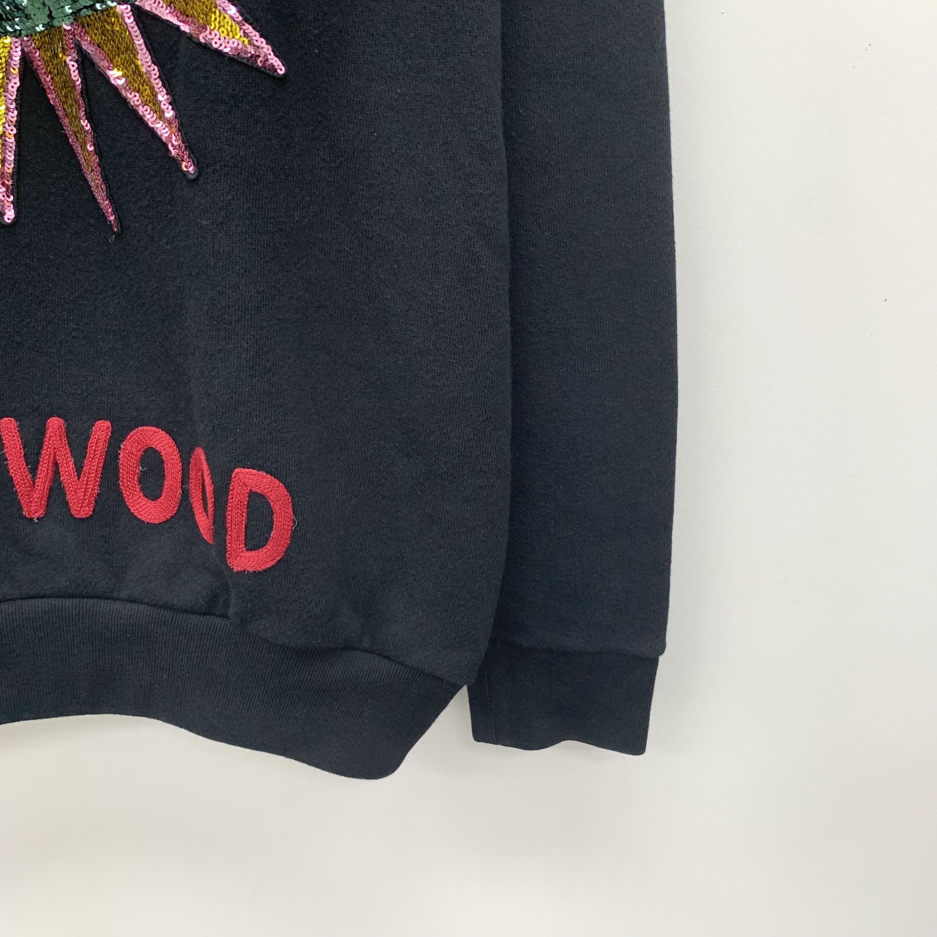 Gucci Gucci Black Sequin UFO Cotton Sweatshirt (Size S) Size S / US 4 / IT 40 - 6 Thumbnail