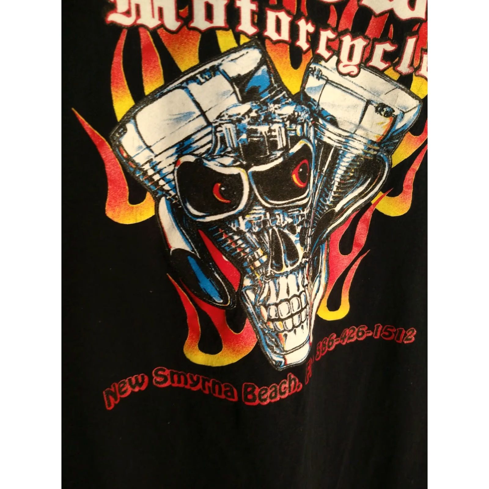 Gildan VINTAGE Evil Twin Motorcycles T-shirt XL Black Florida Men's Shirt Short Sleeve Gildan Ultra Cotton Size US XL / EU 56 / 4 - 4 Thumbnail