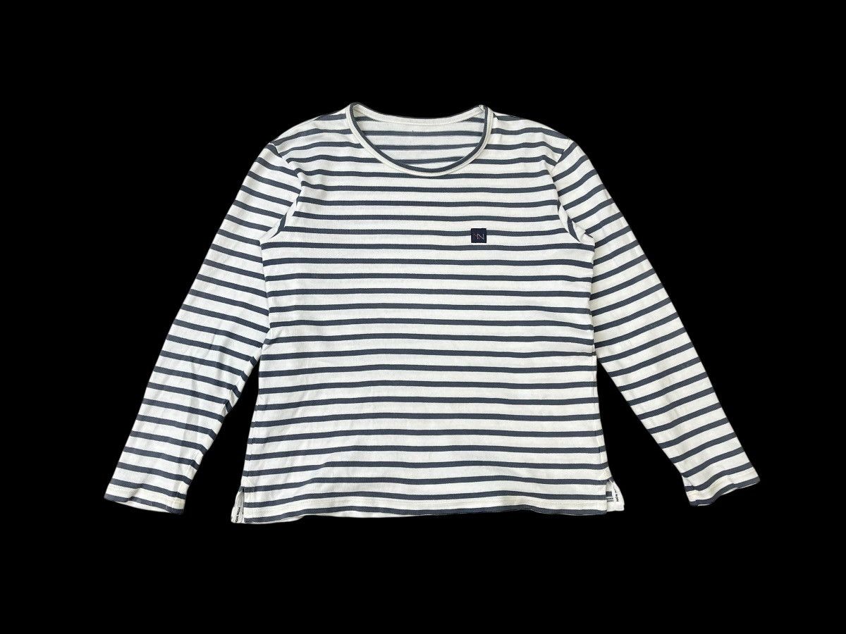 Mademoiselle Non Non Vintage Mademoiselle Non Non Issey Miyake Stripe Tshirt Size S / US 4 / IT 40 - 1 Thumbnail