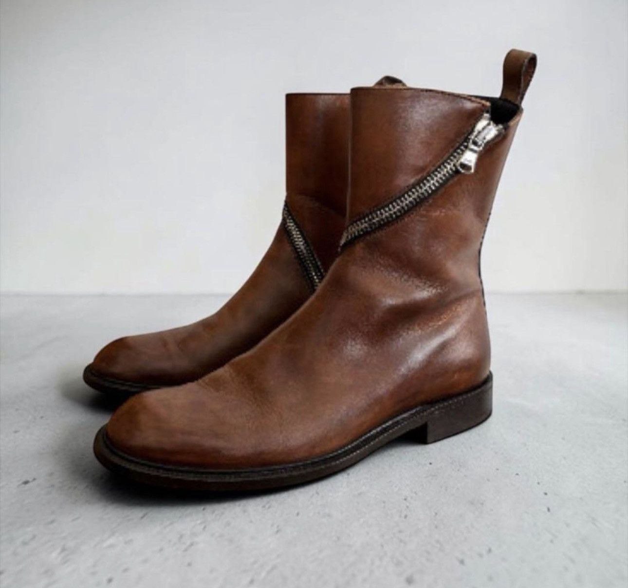 Kris Van Assche Kris Van Assche Spiral Zip Boots | Grailed