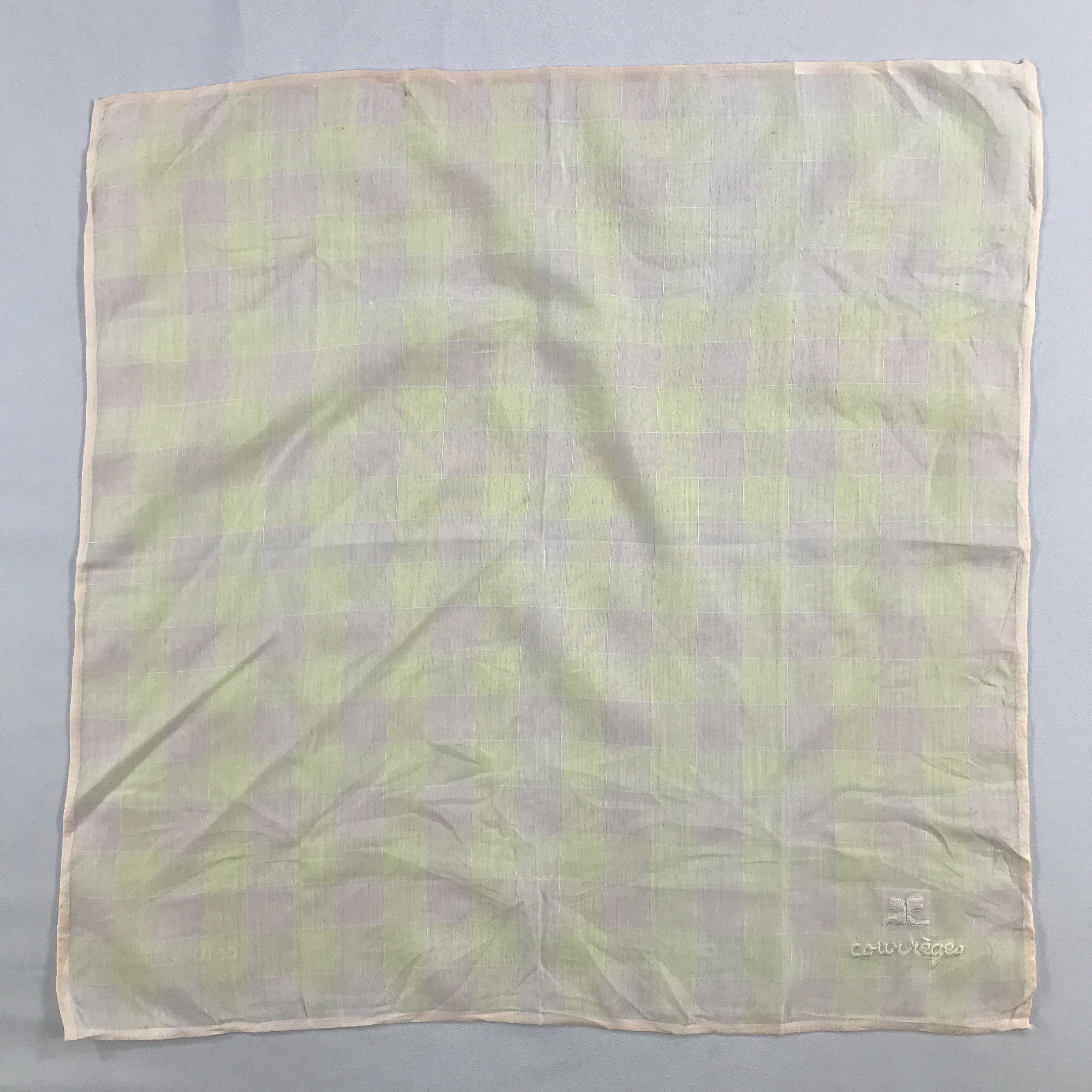 Courreges × Vintage Courreges Bandana / Handkerchief / Neckerchief - S2743A Size ONE SIZE - 1 Thumbnail