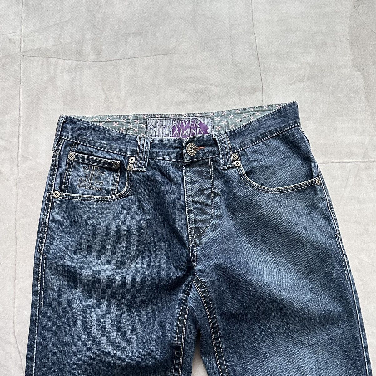 Red Monkey Japan Samurai Jeans Hieroglyph Embroidered LGB Evisu Vibe Size US 32 / EU 48 - 9 Thumbnail