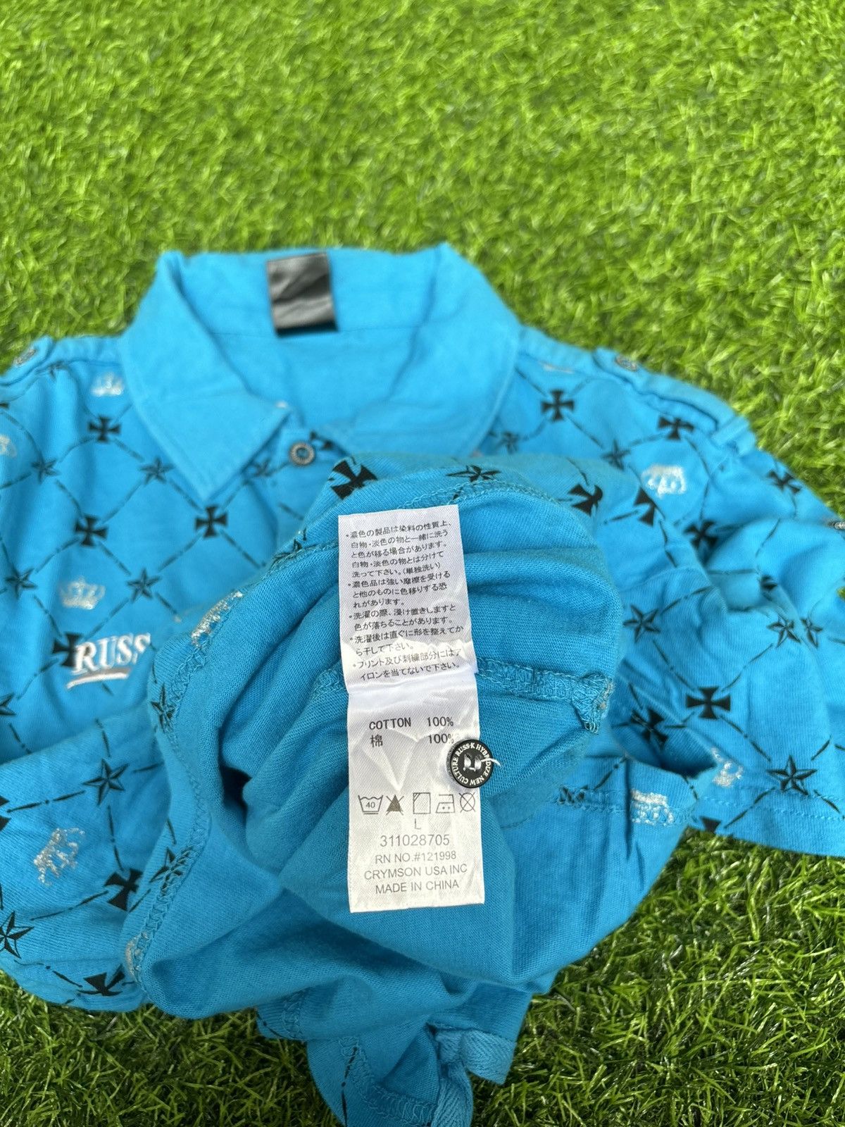 Hysteric Glamour Y2k Russ.k Full Print Ifsixwasnine Punk Style Shirt Size US L / EU 52-54 / 3 - 10 Thumbnail