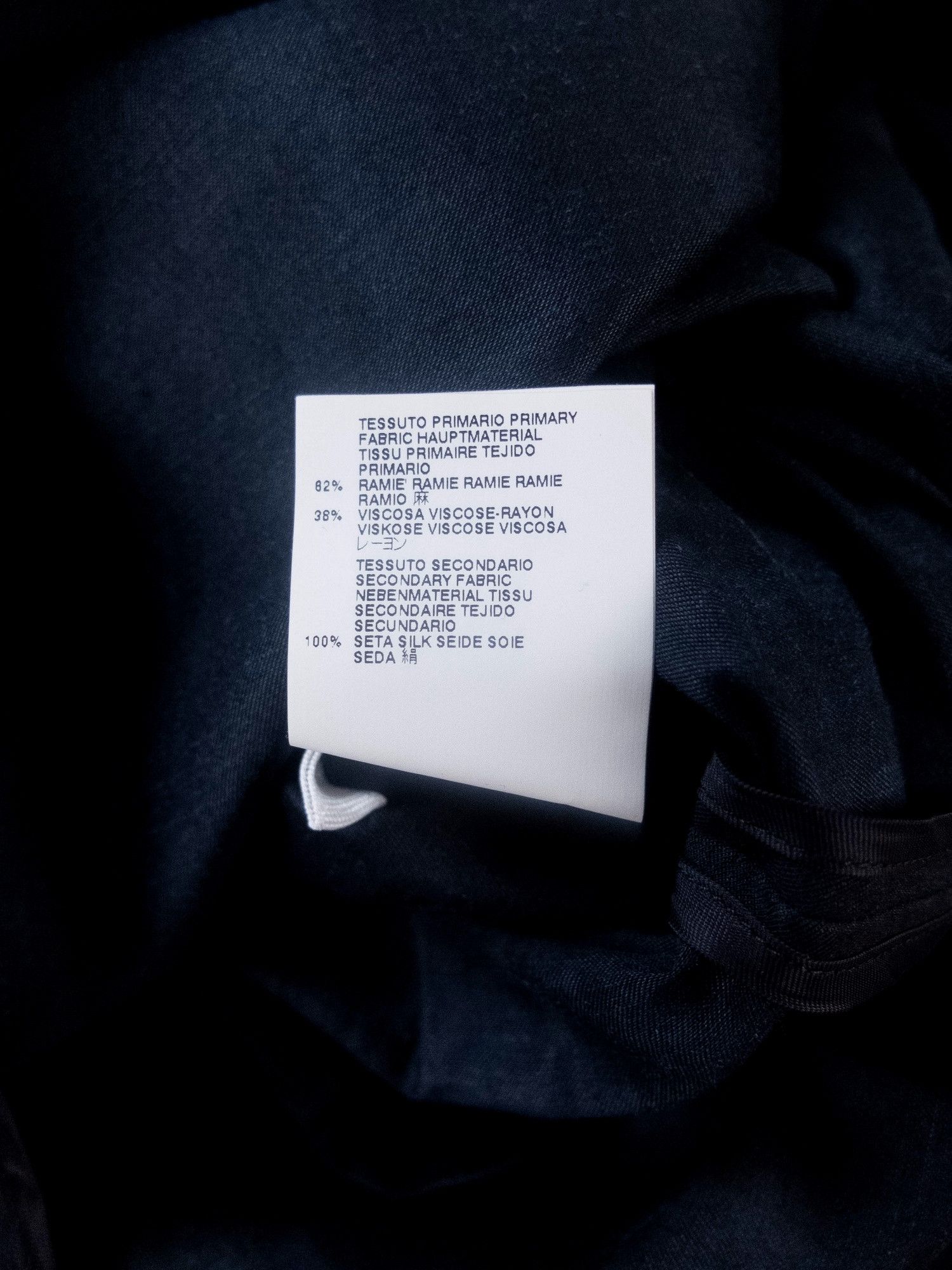Viktor & Rolf VIKTOR & ROLF navy blue linen cotton sheath dress 6 42 Size M / US 6-8 / IT 42-44 - 9 Thumbnail