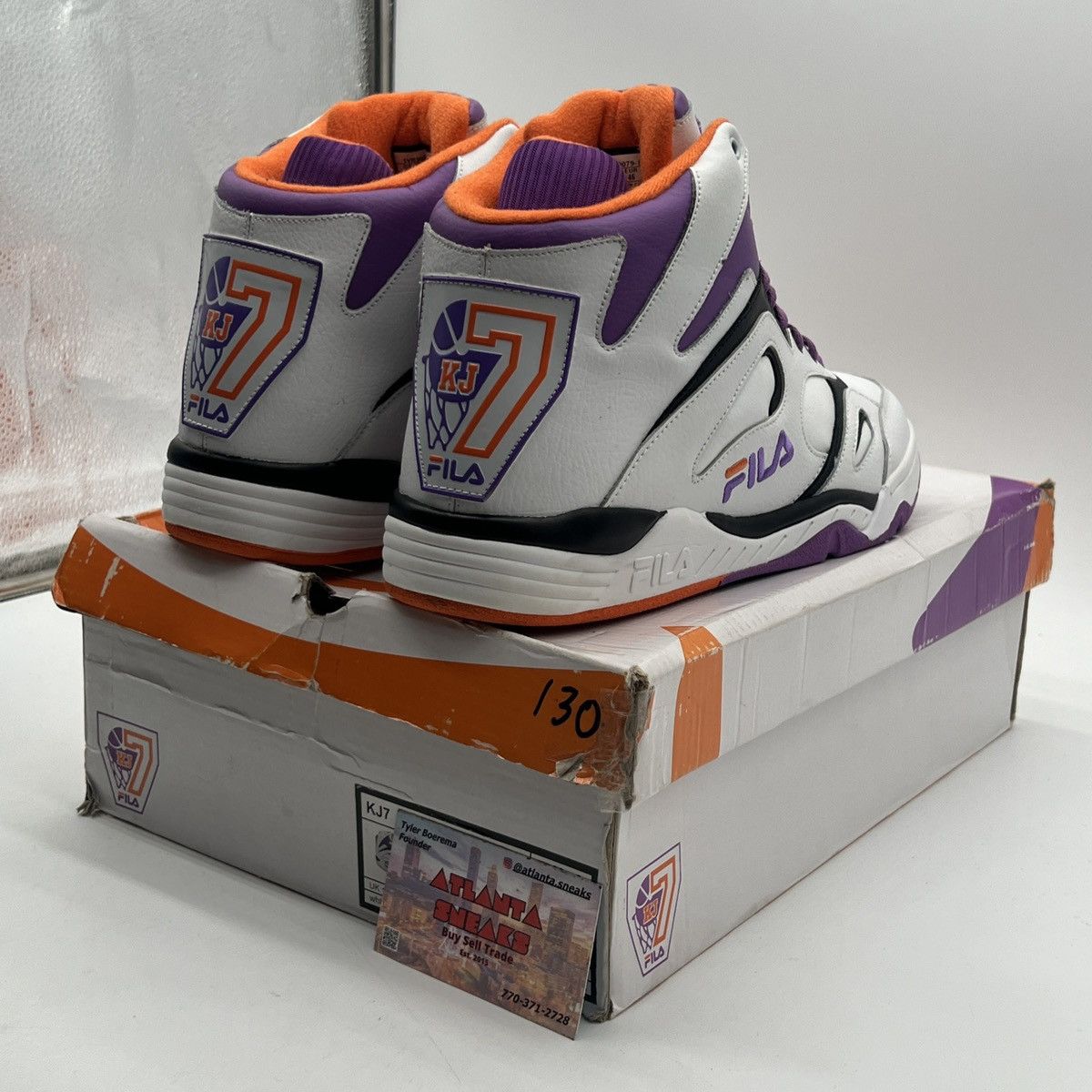 Fila Kj7 white dewberry Size US 12 / EU 45 - 5 Thumbnail