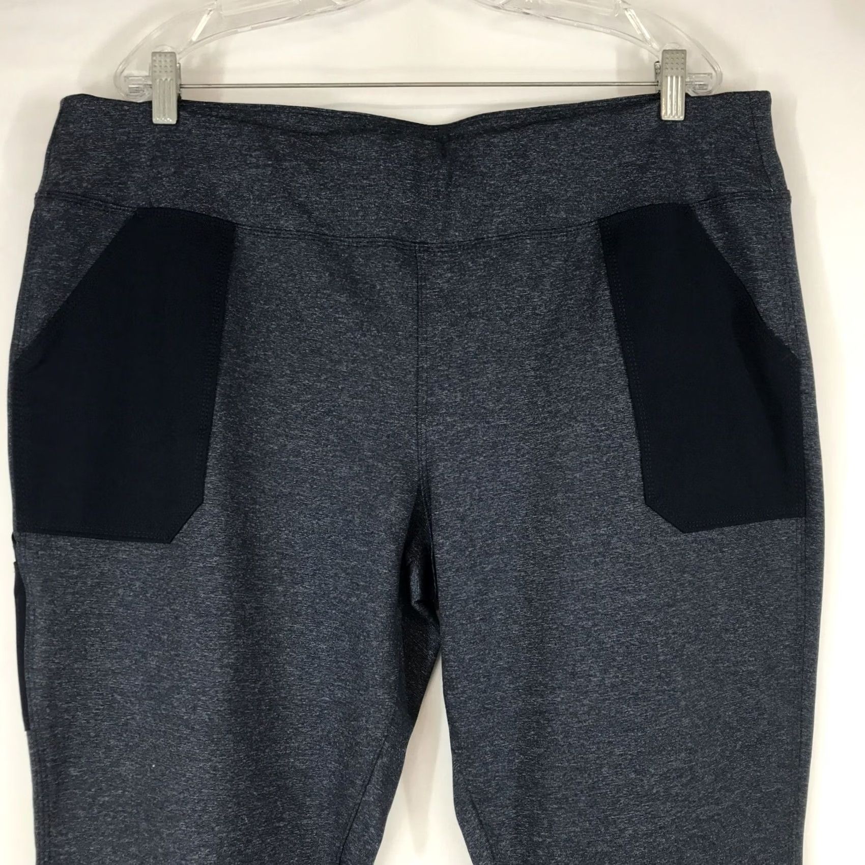 Carhartt CARHARTT Womens XXL TALL PANTS Grayish Blue Fitted Elastic Waist Pull-On Size 42" / US 20 - 2 Thumbnail