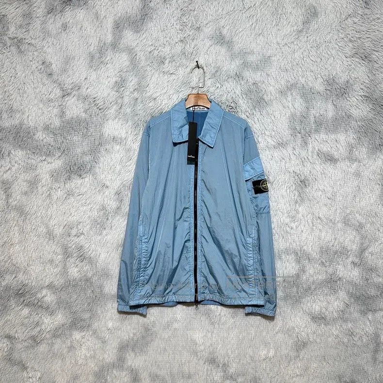 Stone Island Stone Island Pleated Nylon Jacket, Blue, M Size Size US M / EU 48-50 / 2 - 1 Thumbnail