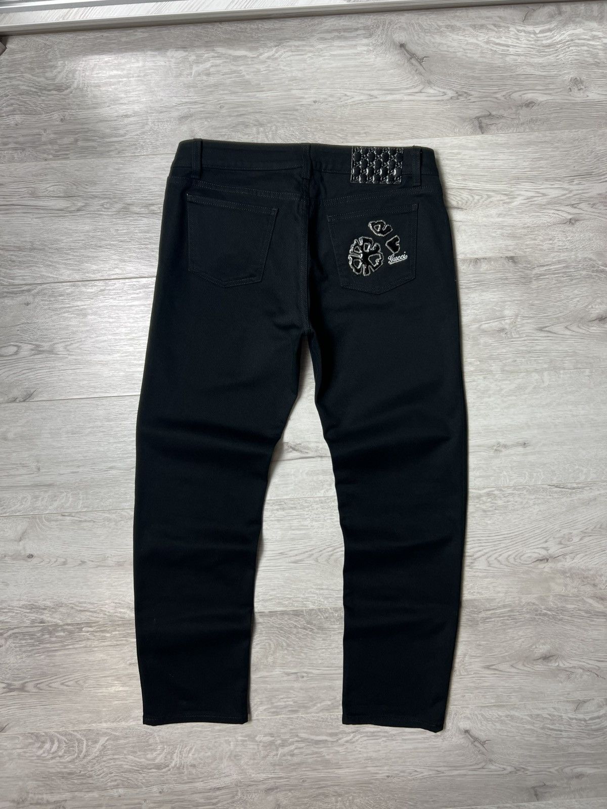 デニム・ジーパン Gucci Cotton Jeans With Gucci Rosso Ancora Naplak Tag Gucci Cotton jeans with Gucci Rosso Ancora naplak tag 25