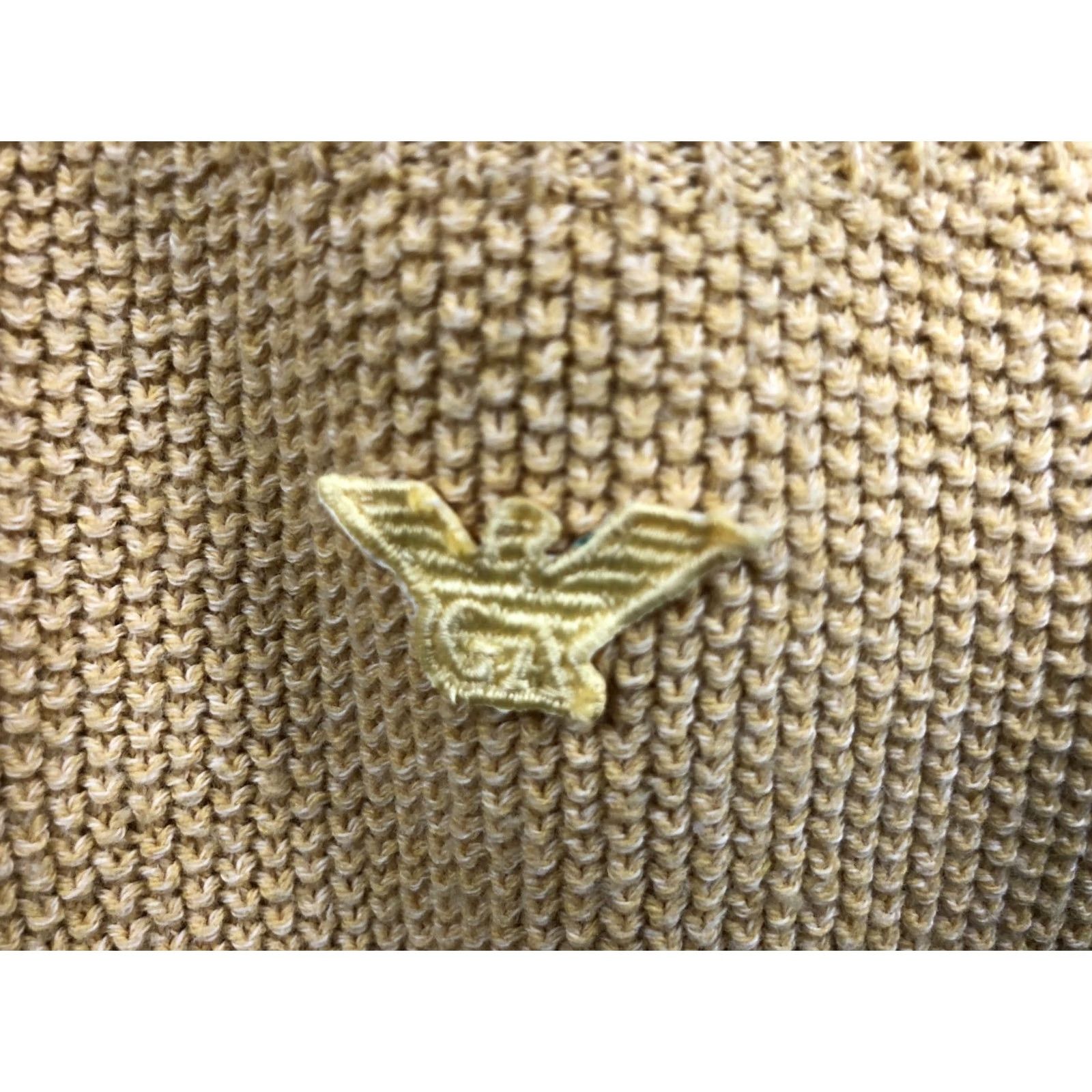 Emporio Armani Emporio Armani Cardigan Size 44 Yellow Cotton Blend Short Sleeve Women's Size M / US 6-8 / IT 42-44 - 6 Thumbnail