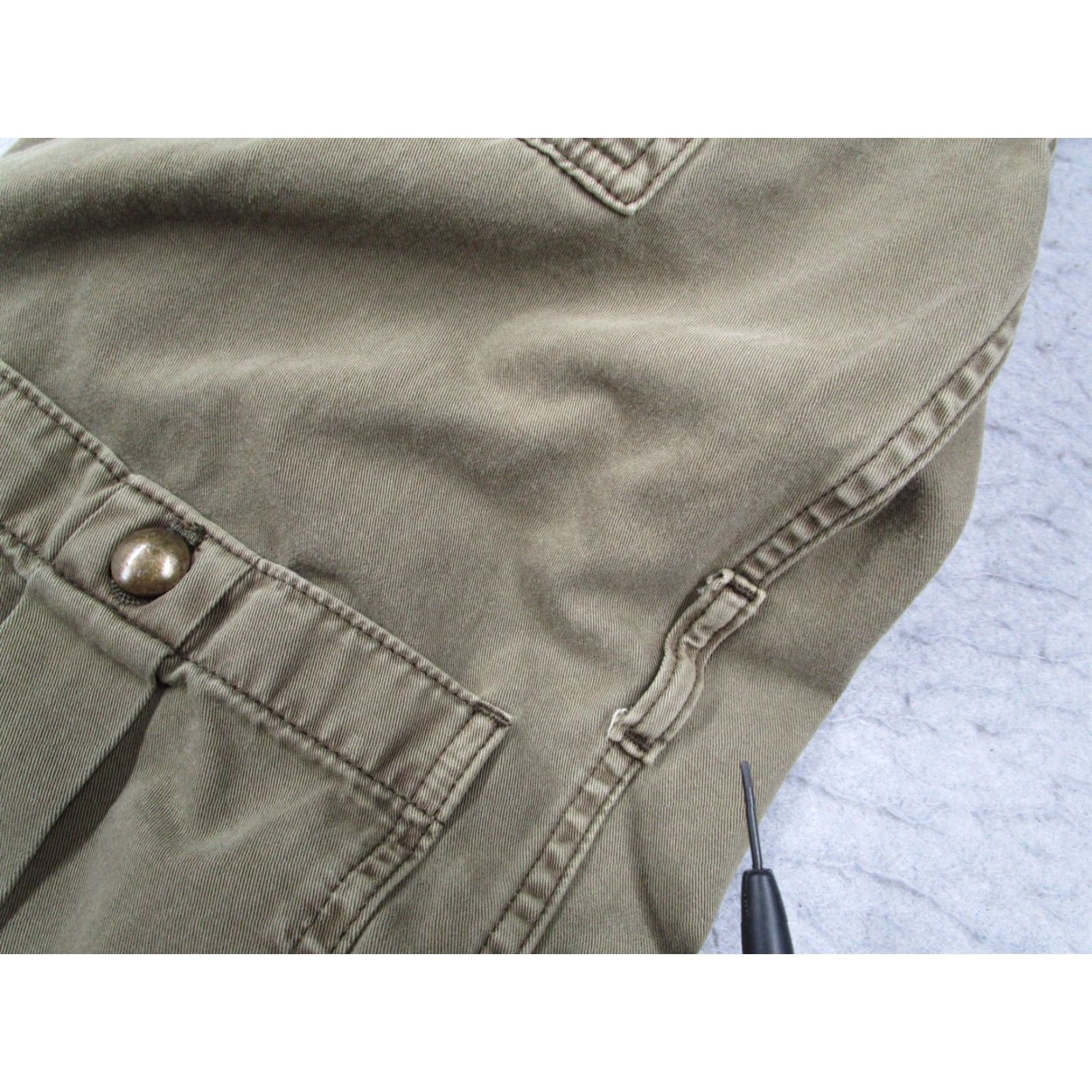Madewell Madewell Jacket Womens Small Olive Green Utility Field Military Safari Cotton Size S / US 4 / IT 40 - 6 Thumbnail