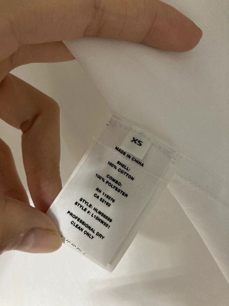 Helmut Lang HELMUT LANG white shirts Size XS / US 0-2 / IT 36-38 - 3 Thumbnail