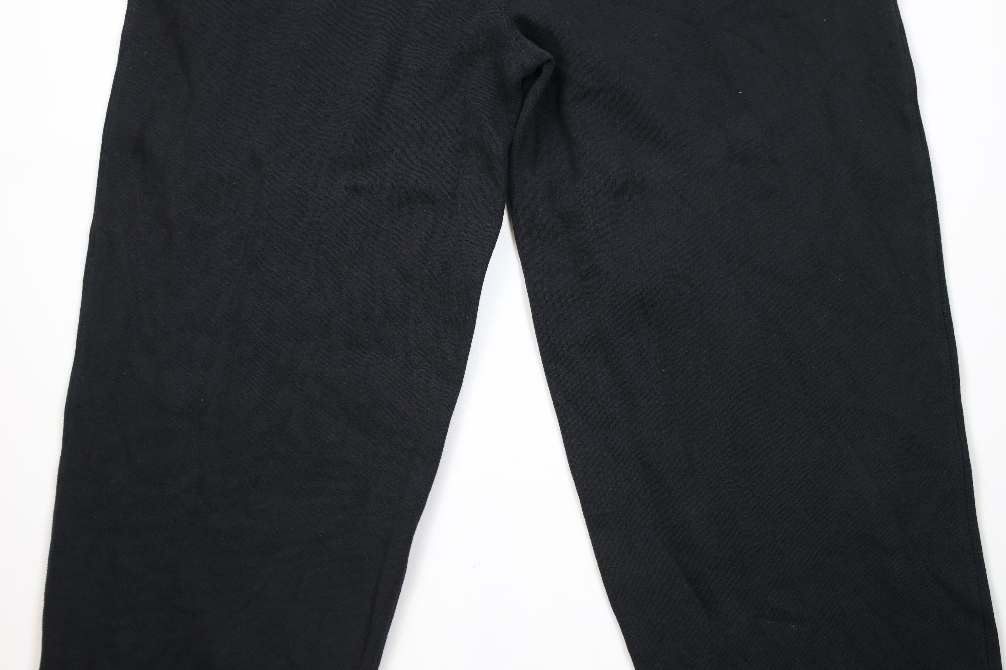 Polo Ralph Lauren Deadstock Vintage Ralph Lauren Wide Leg Sweatpants Black Size US 40 / EU 56 - 12 Thumbnail