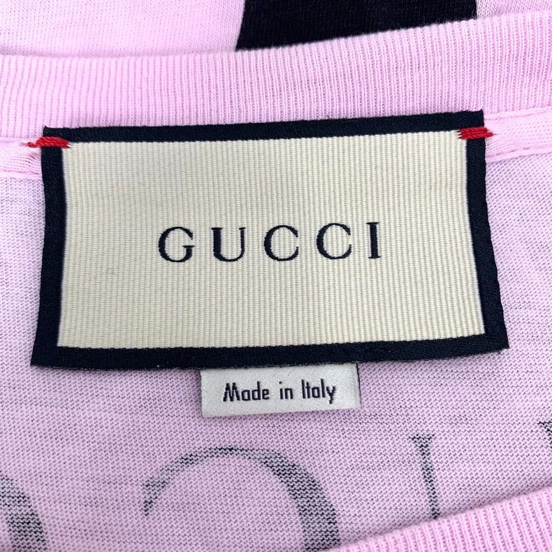 Gucci Gucci Pink logo skull print round-neck short-sleeved T-shir Size US XS / EU 42 / 0 - 5 Thumbnail