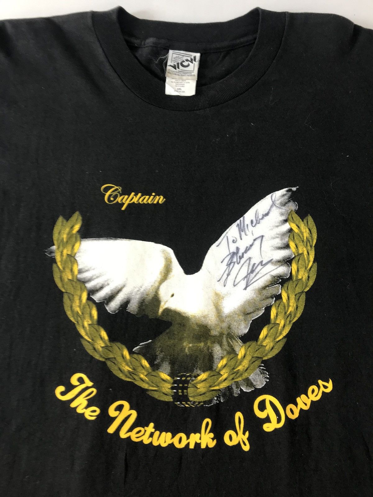WCW/nWo Wcw World Wrestling Captain Network Of Dove Pigeon Print Tee Size US XXL / EU 58 / 5 - 4 Thumbnail