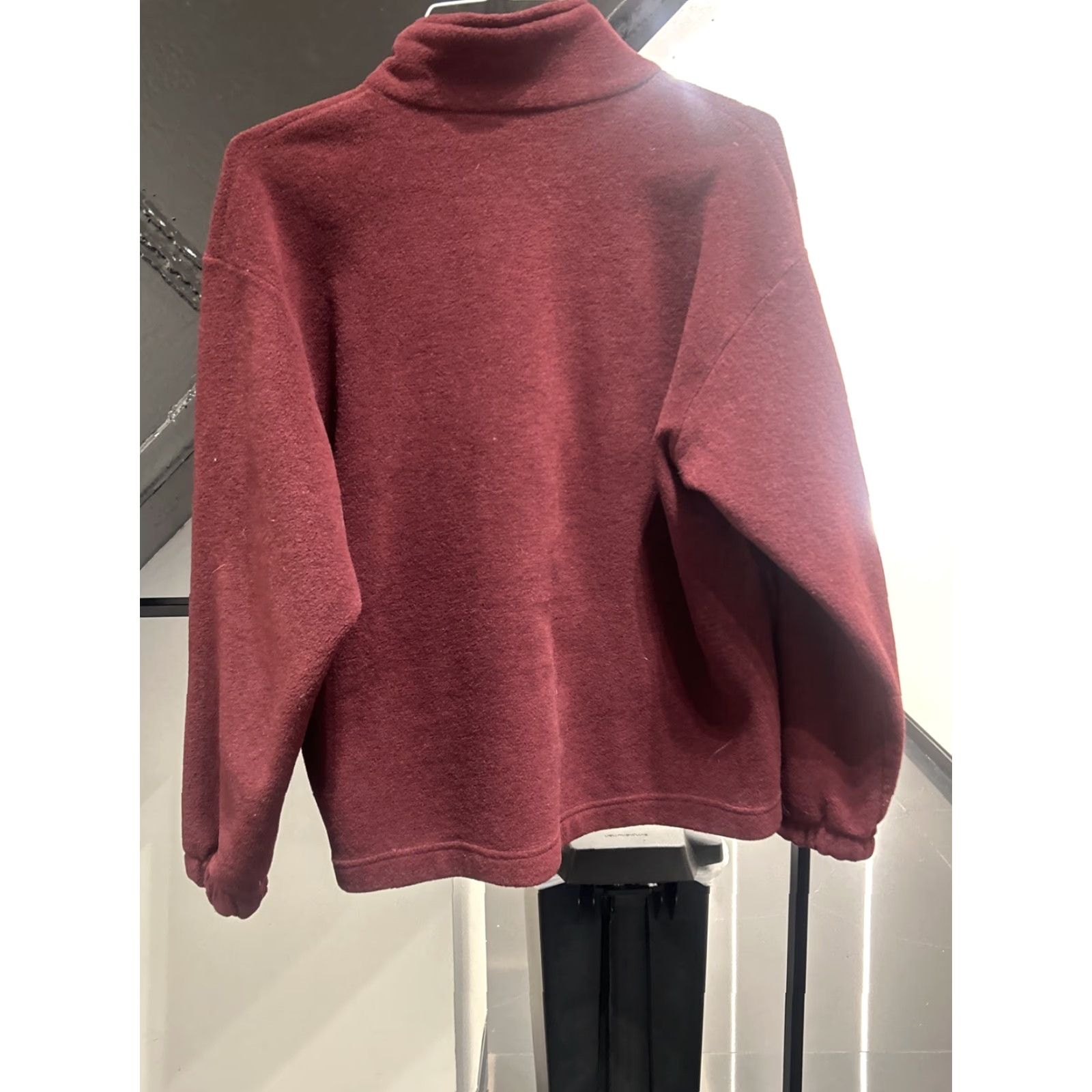 Vintage VINTAGE Polo Sport Ralph Lauren Sweatshirt Mens L Burgundy Full Zip Pullover Size US L / EU 52-54 / 3 - 7 Thumbnail
