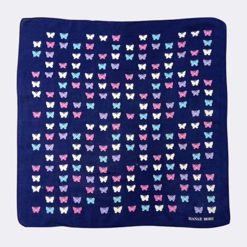 Hanae Mori Vintage Hanae Mori Handkerchief Neckerchief Bandana H255I Size ONE SIZE - 1 Thumbnail