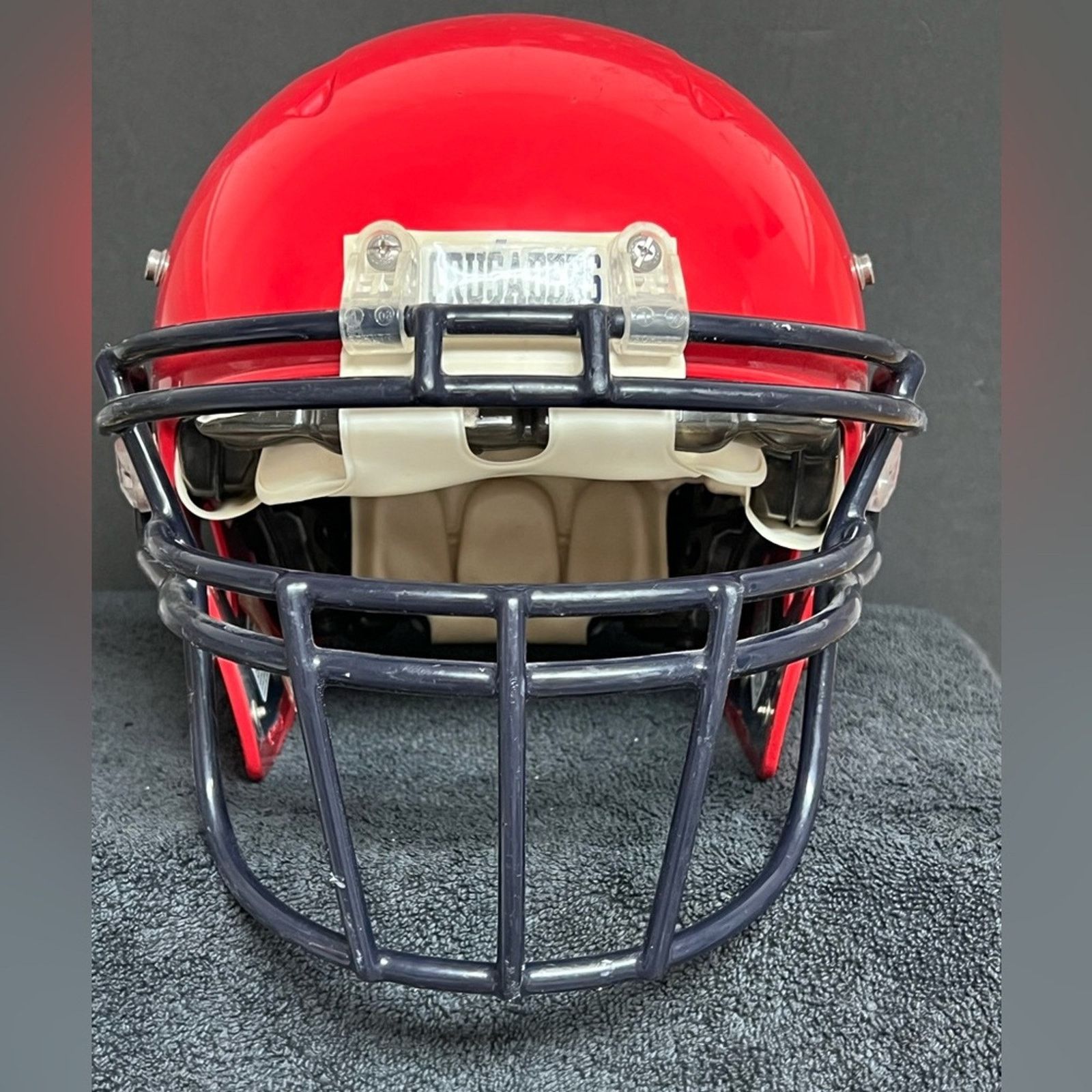 Schott Schutt DNA Pro Plus Football Helmet Red Black Face Guard Size ONE SIZE - 3 Thumbnail