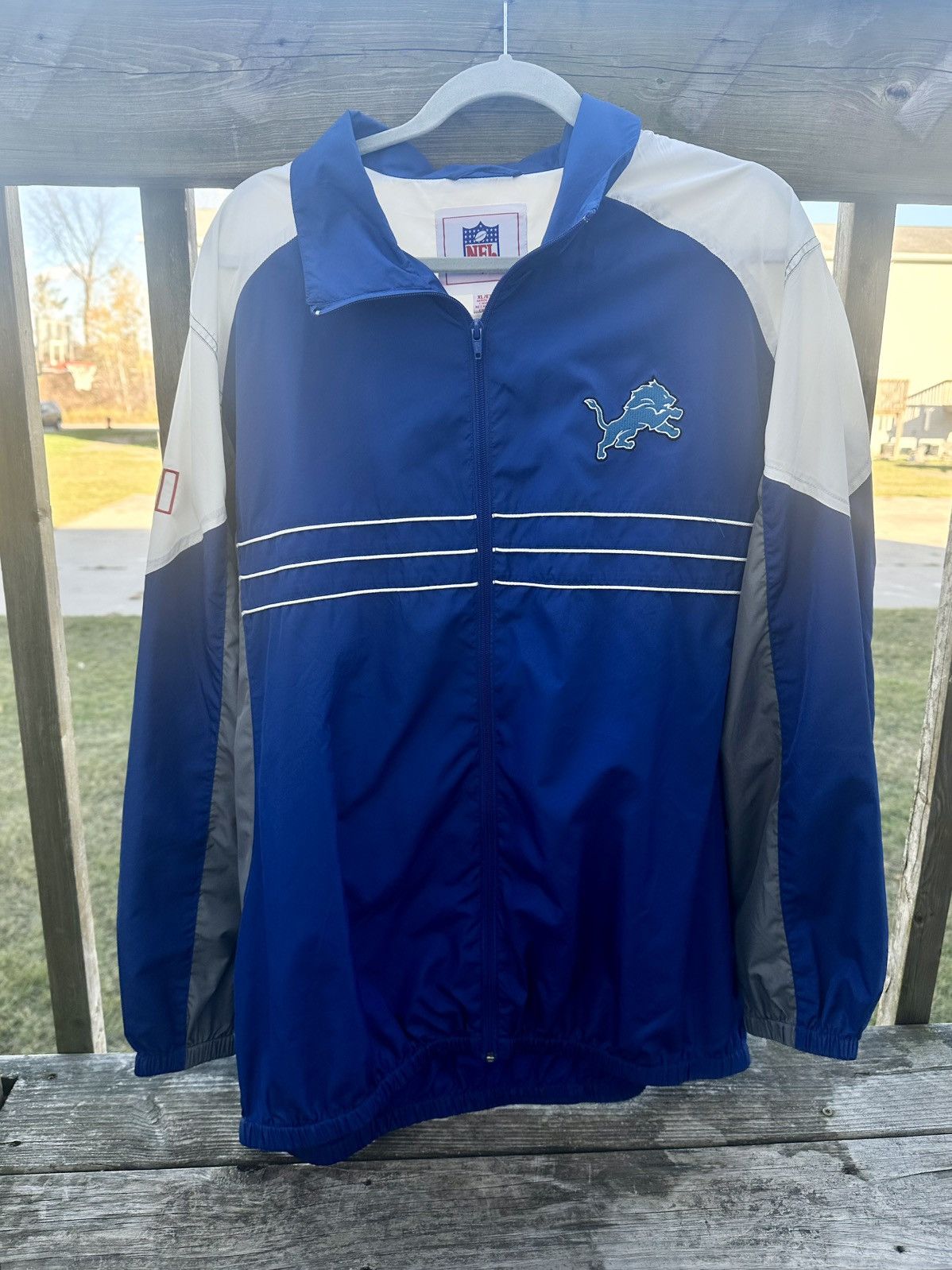 NFL Vintage NFL Detroit Lions Y2K Windbreaker Size US XL / EU 56 / 4 - 1 Thumbnail