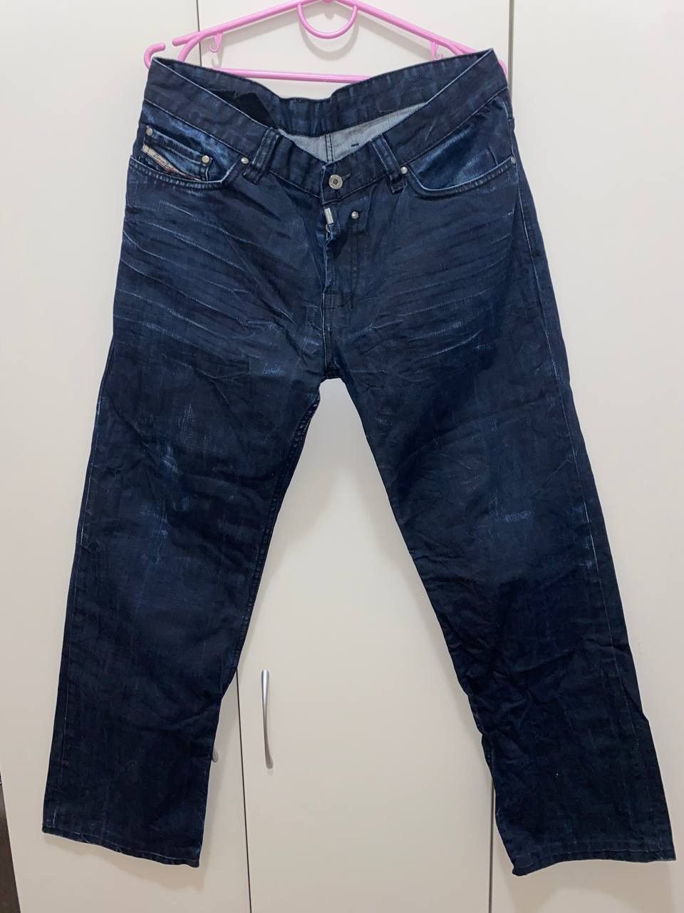 Diesel × Vintage VTG Diesel Washed Jeans 90s Size US 36 / EU 52 - 2 Thumbnail