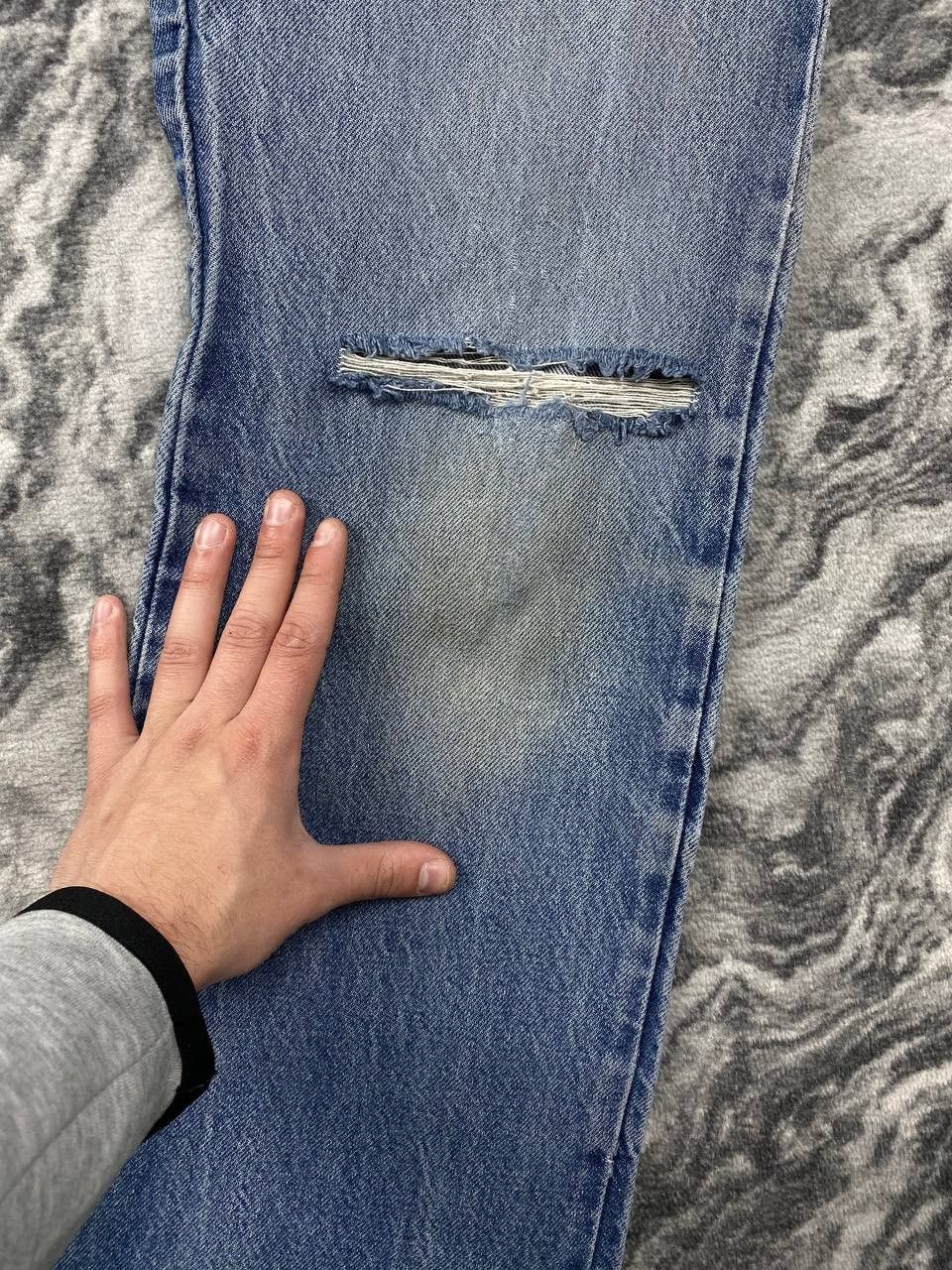 Levi's Vintage Levis 517 Boot Cut Denim Jeans Men Size 33 Blue Size US 33 - 12 Thumbnail