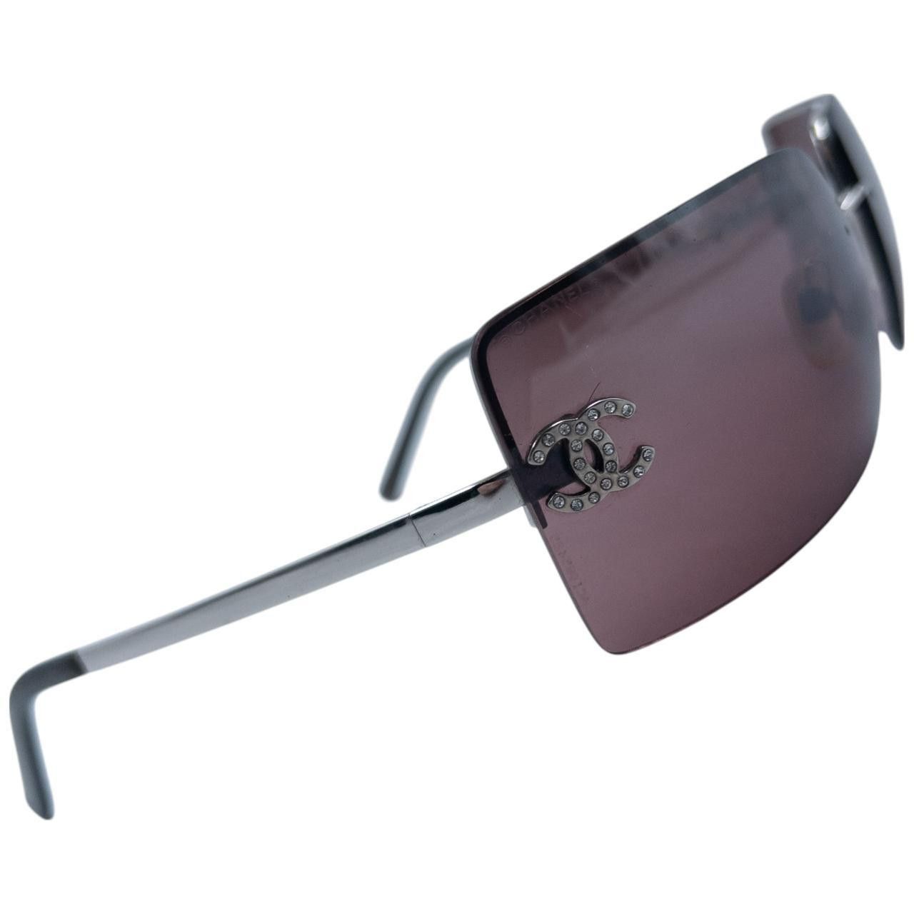Chanel Vintage Chanel Rimless Diamonte Sunglasses Size ONE SIZE - 3 Thumbnail