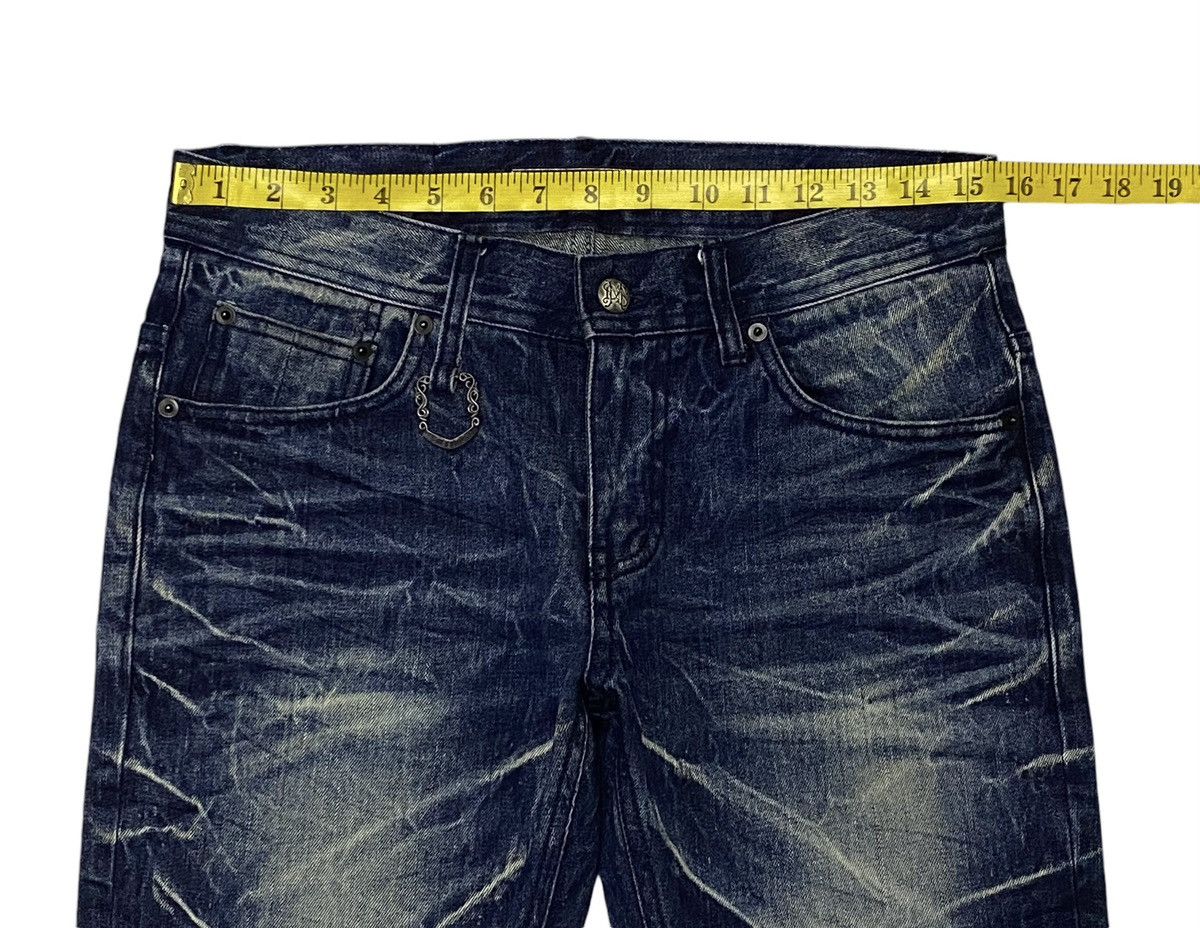 Hysteric Glamour Japanese Brand “MIDAS” Low Rise Glitter Splash BootCut Jeans Size US 30 / EU 46 - 17 Thumbnail