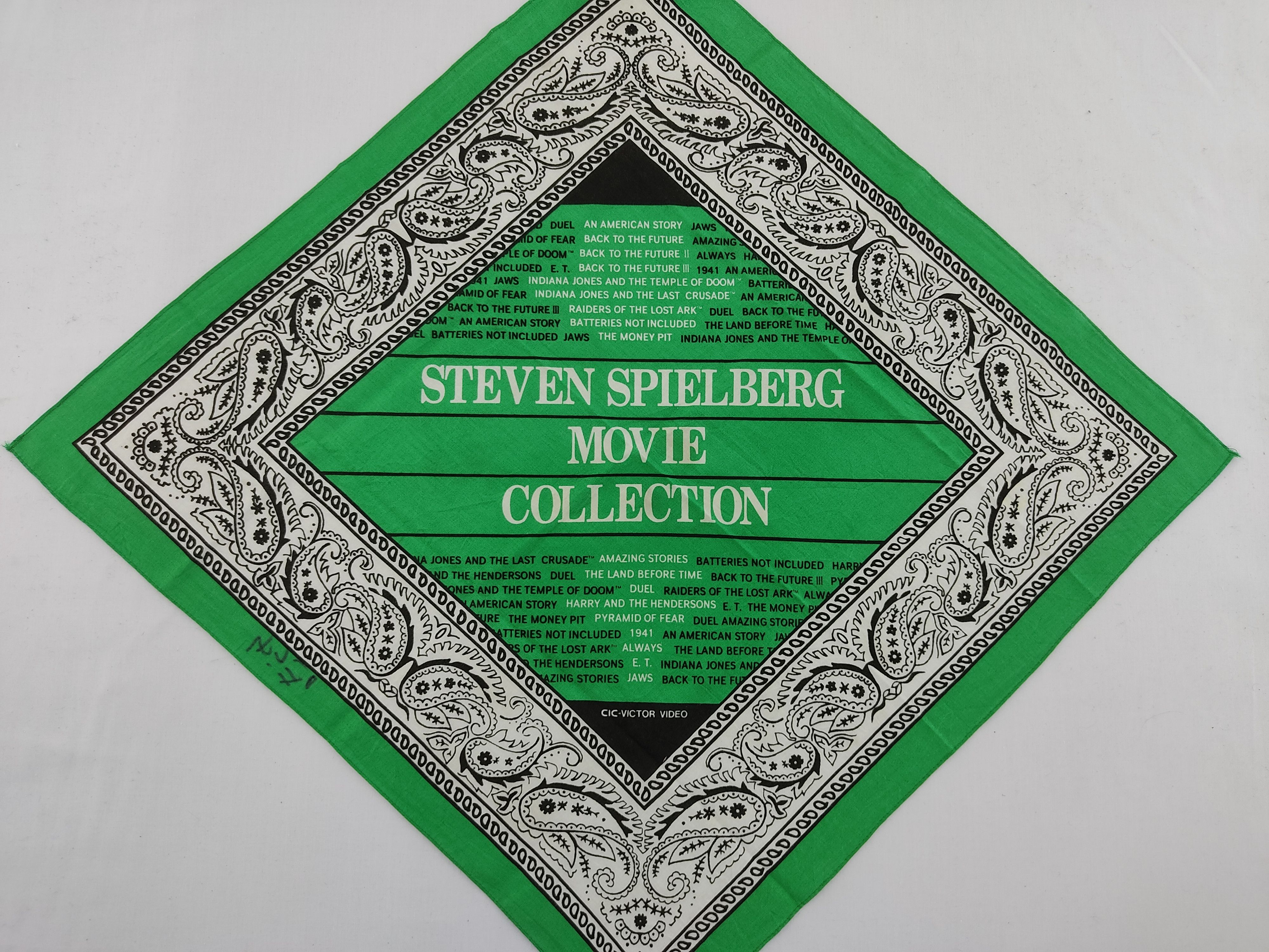 Vintage Vintage Steven Spielberg Movie Collection Bandana Size ONE SIZE - 1 Thumbnail