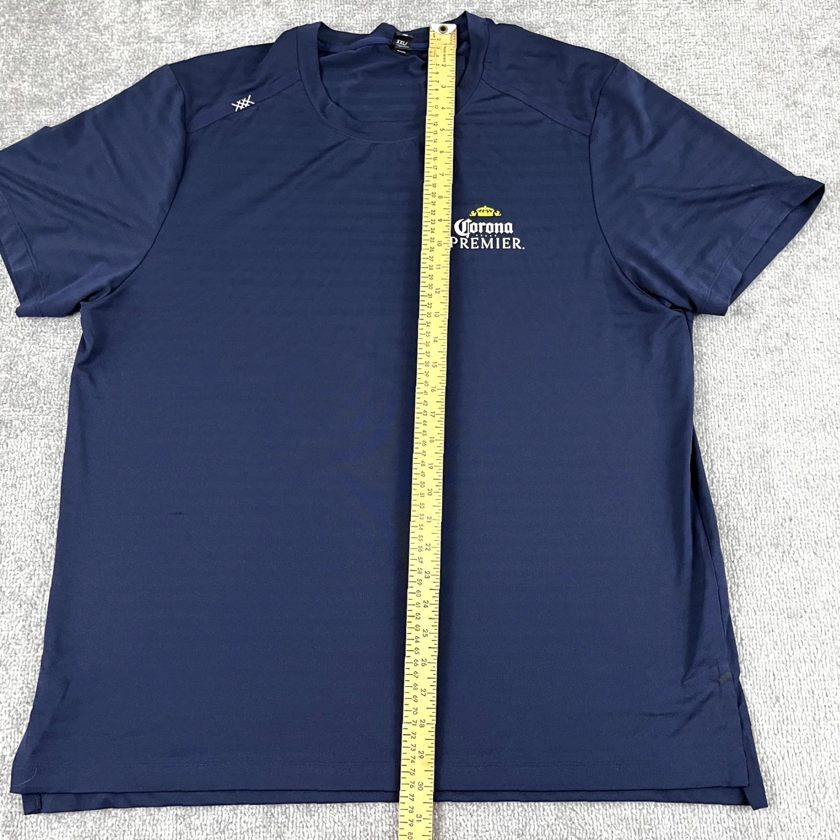 Rhone RHONE Mens T-Shirt Shirt 2XL Navy Blue Short Sleeve Corona Beer Workout Train Athletic Size US XXL / EU 58 / 5 - 5 Thumbnail