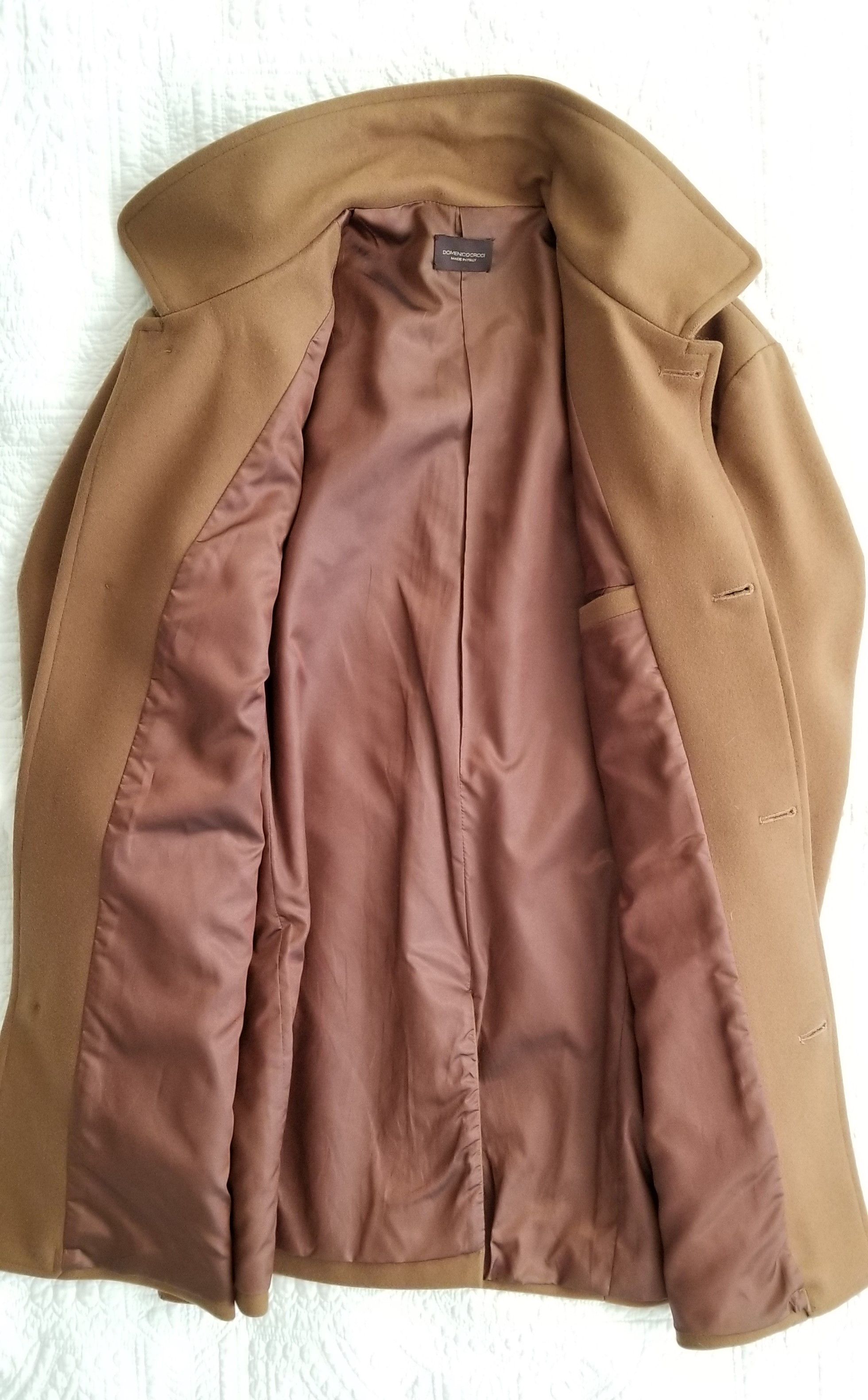 Other Domenico Croci tan wool coat Size US L / EU 52-54 / 3 - 2 Thumbnail