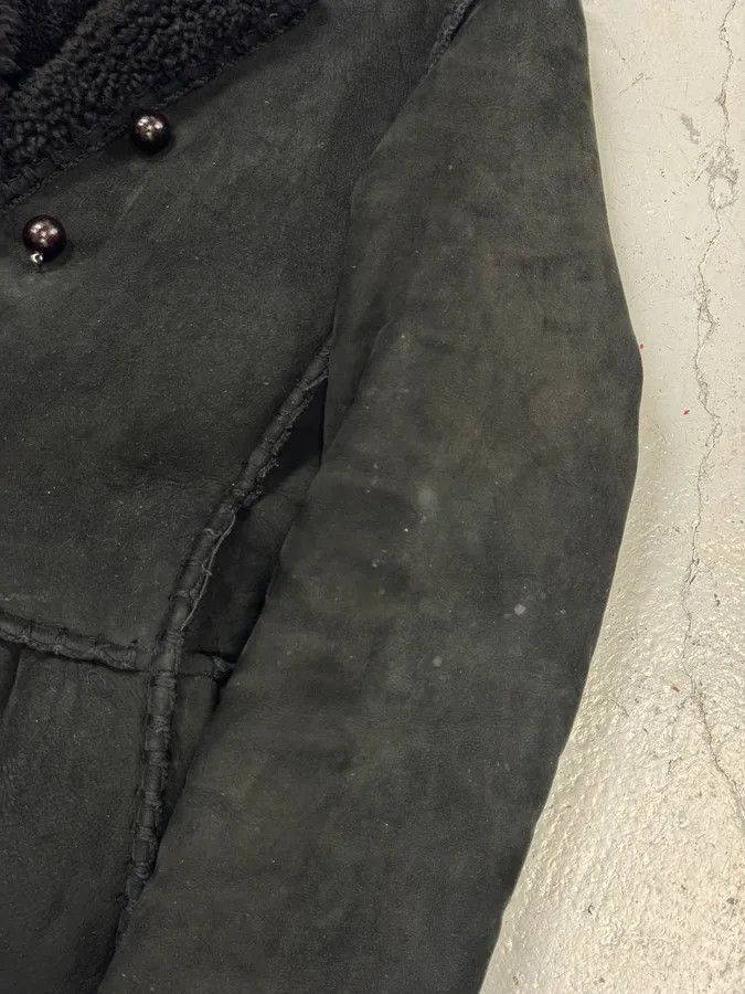 Yves Saint Laurent AW2006 Yves Saint Laurent Black Shearling Buttoned Jacket Size M / US 6-8 / IT 42-44 - 10 Thumbnail