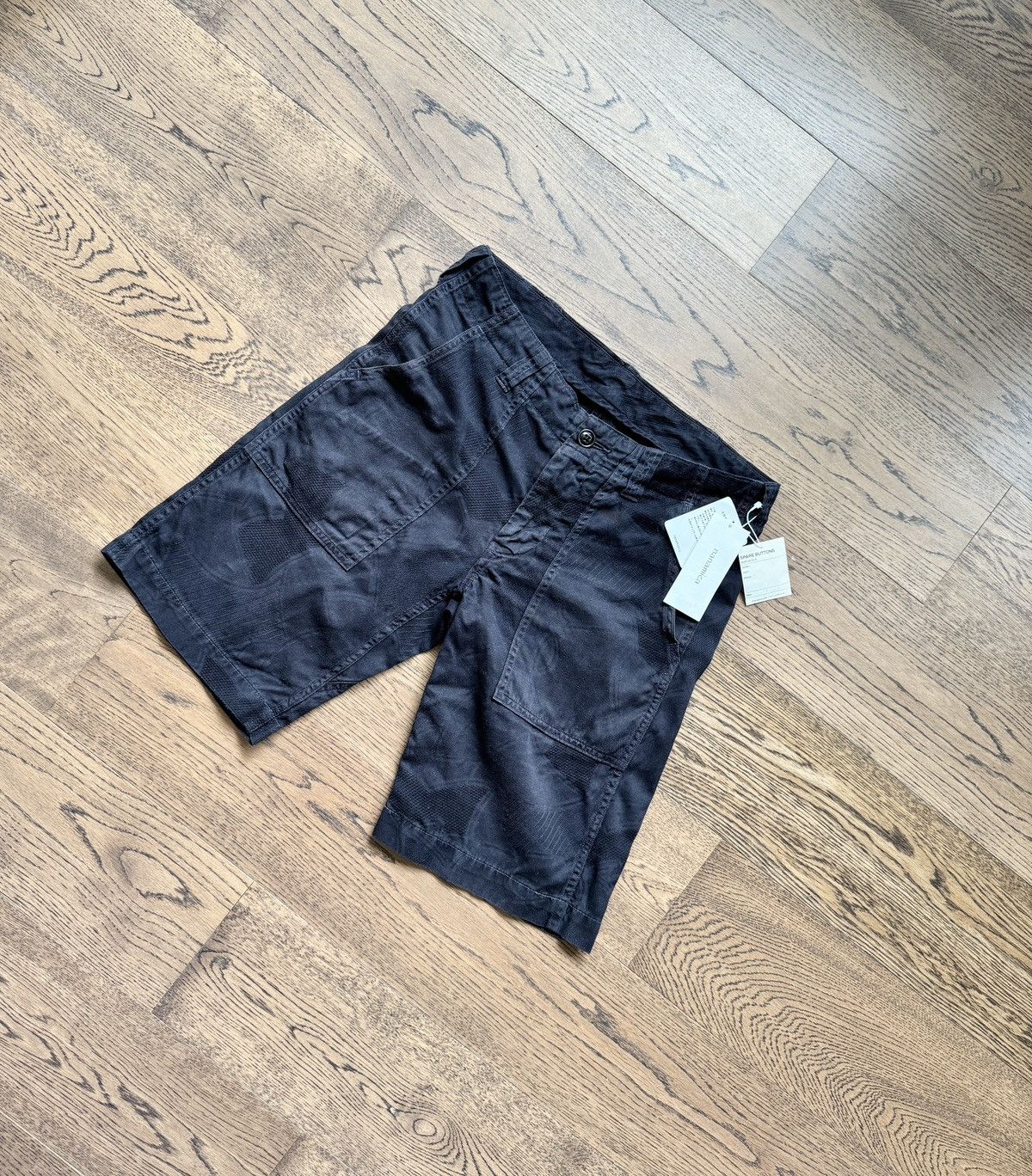 Nanamica Nanamica Japan Mens Navy Subtle Pattern Summer Cotton Shorts Size US 30 / EU 46 - 14 Thumbnail