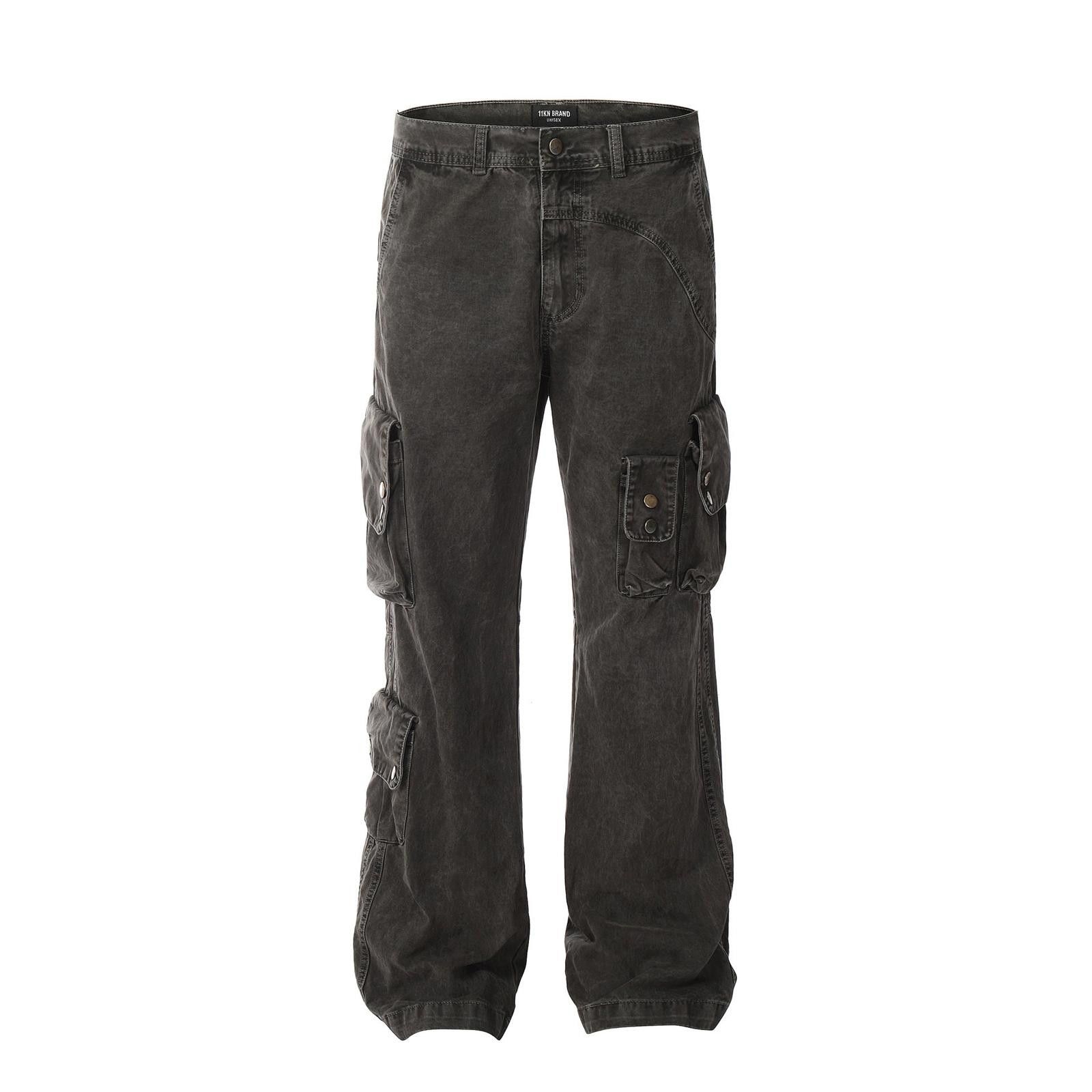 Vintage Cargo Pants, Loose Fit Utility Trousers Size US 30 / EU 46 - 3 Thumbnail