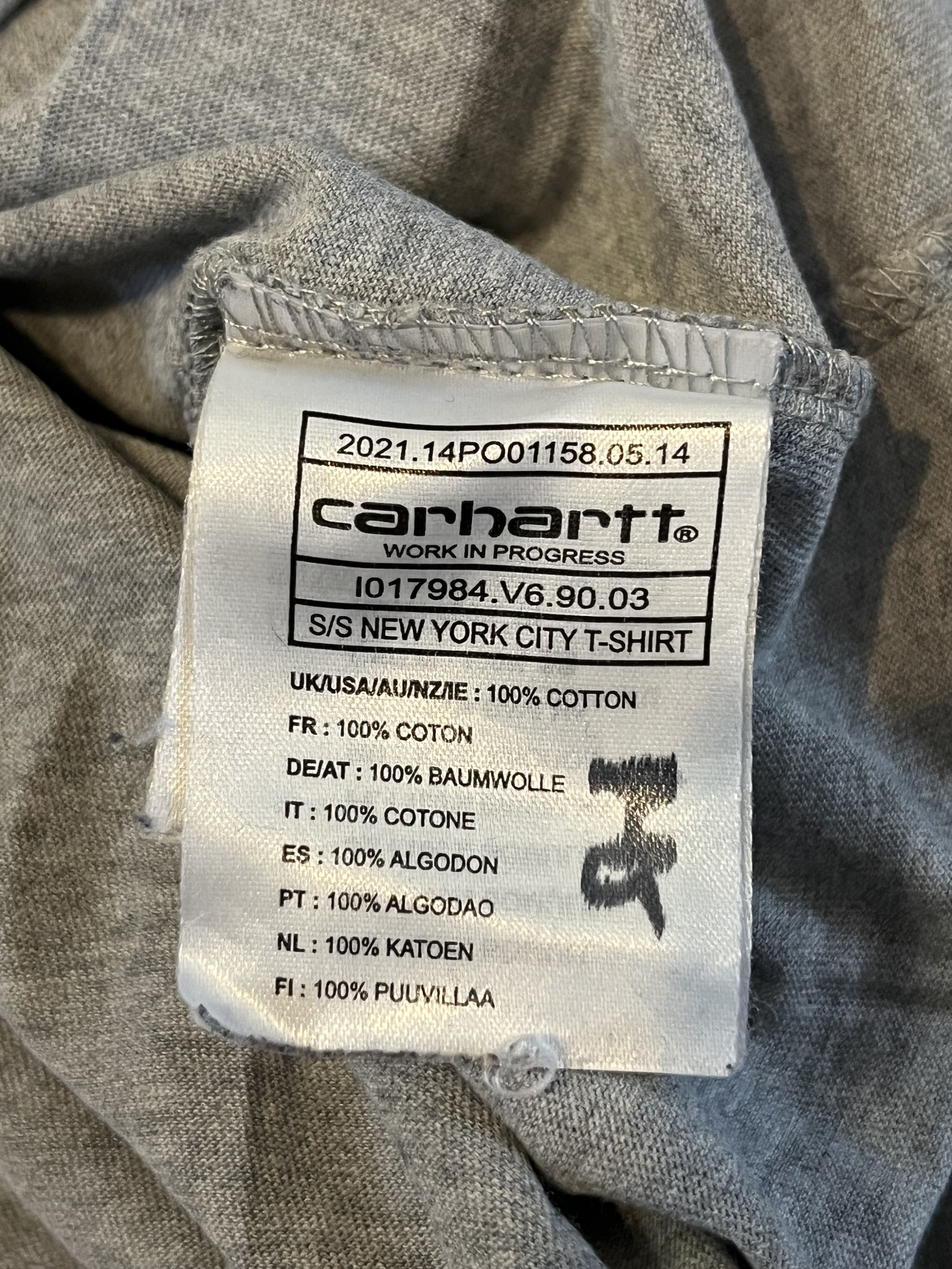 Carhartt × Carhartt Wip × Vintage Carhartt WIP S/S New York City T-shirts Size US S / EU 44-46 / 1 - 5 Thumbnail