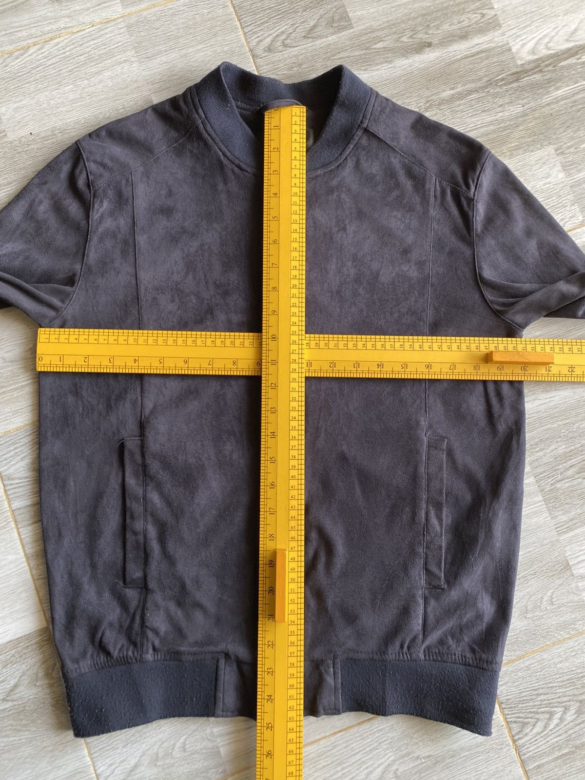 Zara ZARA MAN Navy Blue Bomber Jacket Size US M / EU 48-50 / 2 - 12 Thumbnail