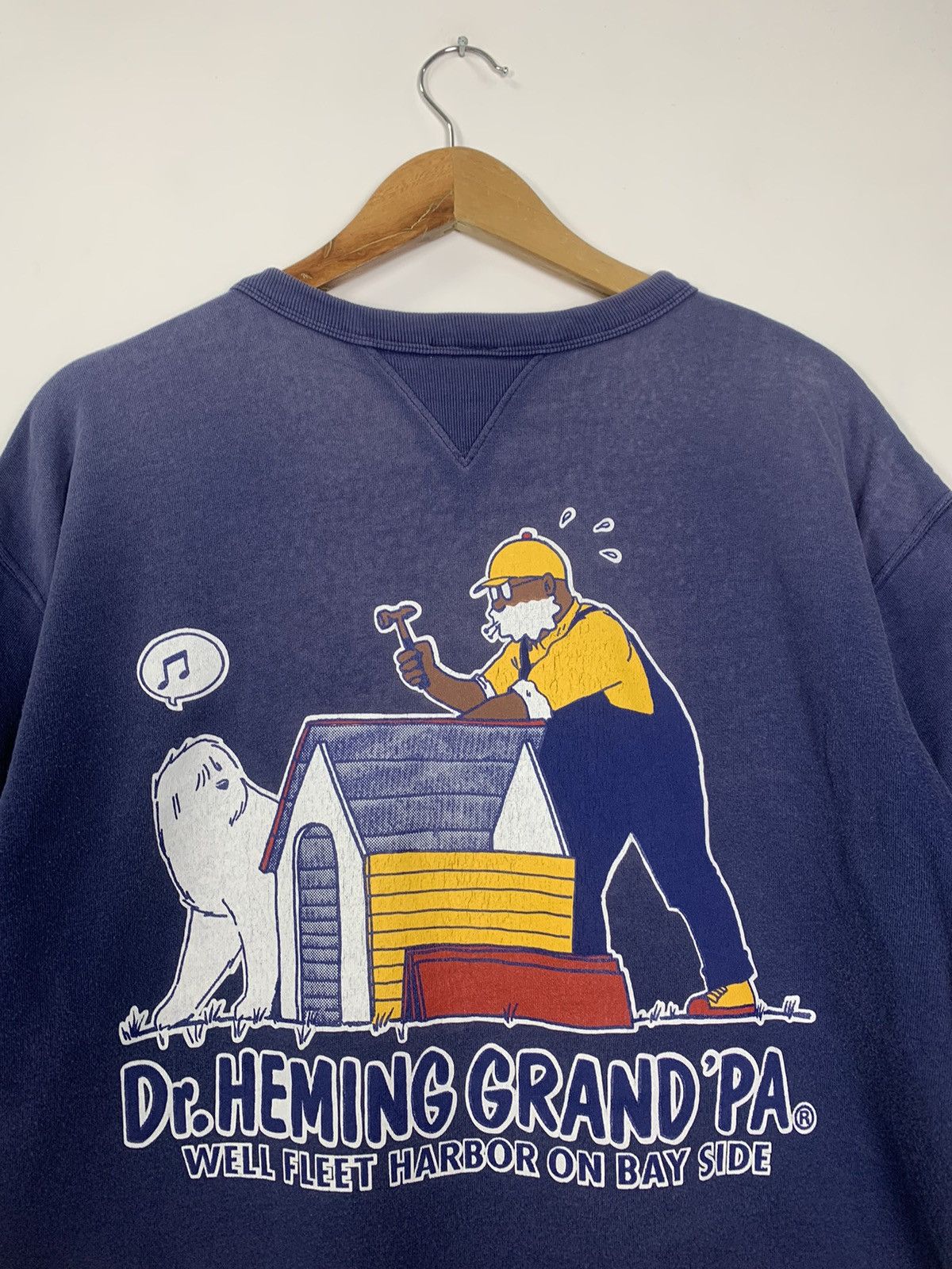 Japanese Brand × Vintage Vintage Dr. Heming Grand’pa Sweatshirt Size US L / EU 52-54 / 3 - 9 Thumbnail