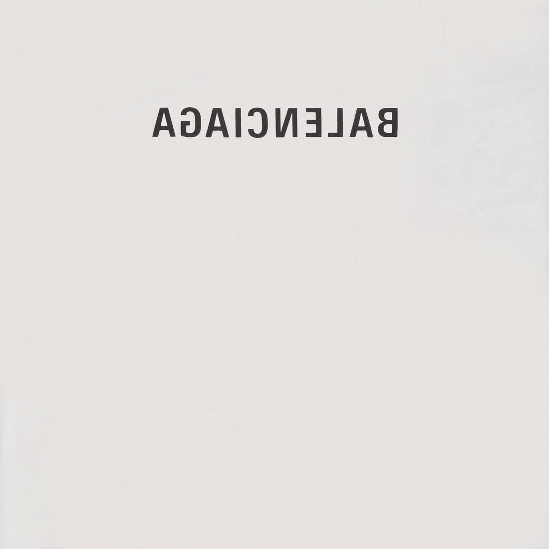 Balenciaga o1mt1gz0125 Mirror T- Shirt Medium Fit in Light Beige Size US XXL / EU 58 / 5 - 3 Thumbnail