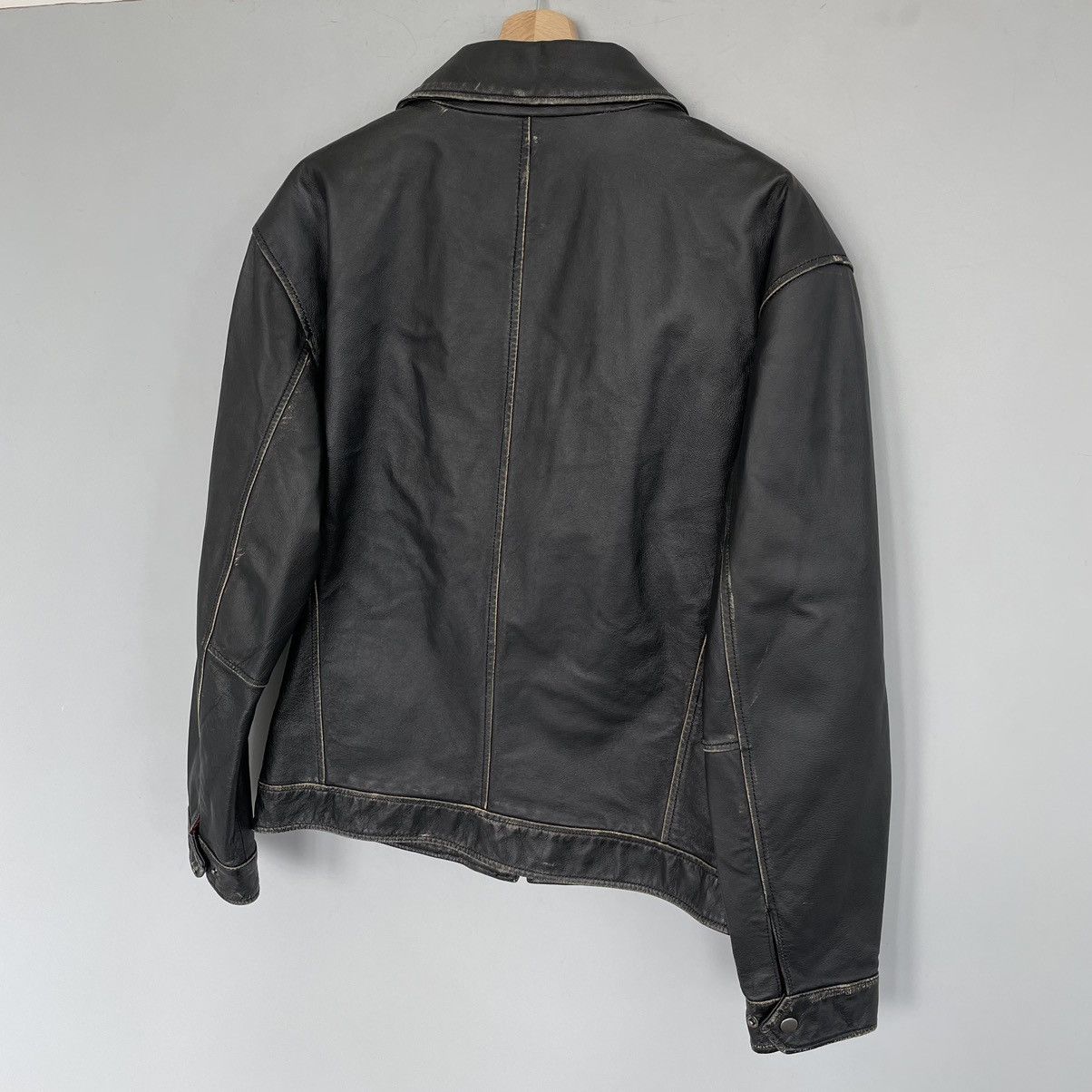 Genuine Leather 🔥RARE🔥Vintage distressed leather jacket y2k Size US M / EU 48-50 / 2 - 5 Thumbnail