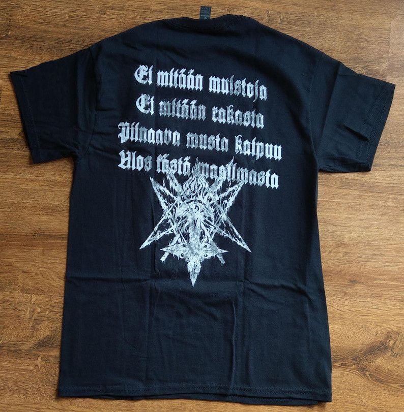 Gildan HORNA - Musta Kaipuu T-Shirt 2side Size US S / EU 44-46 / 1 - 3 Thumbnail